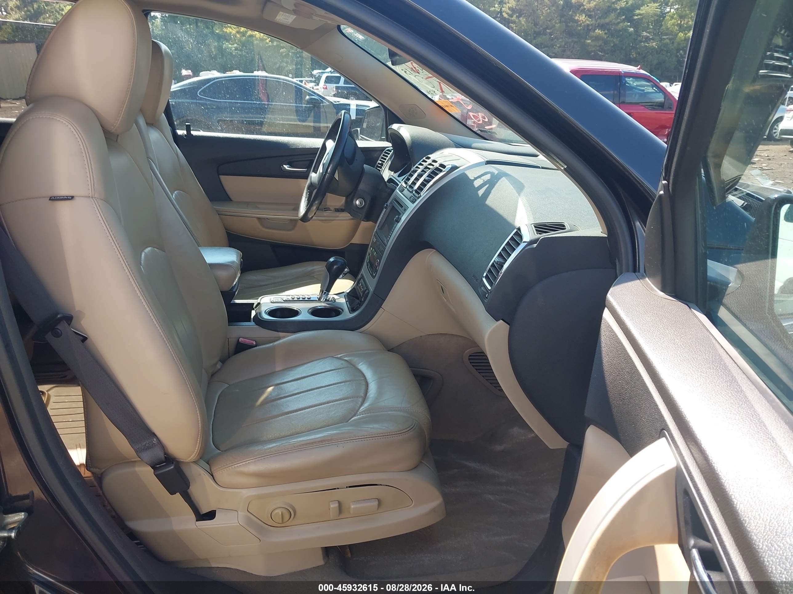 2010 Gmc Acadia Slt-2 Black vin: 1GKLRNED4AJ184712