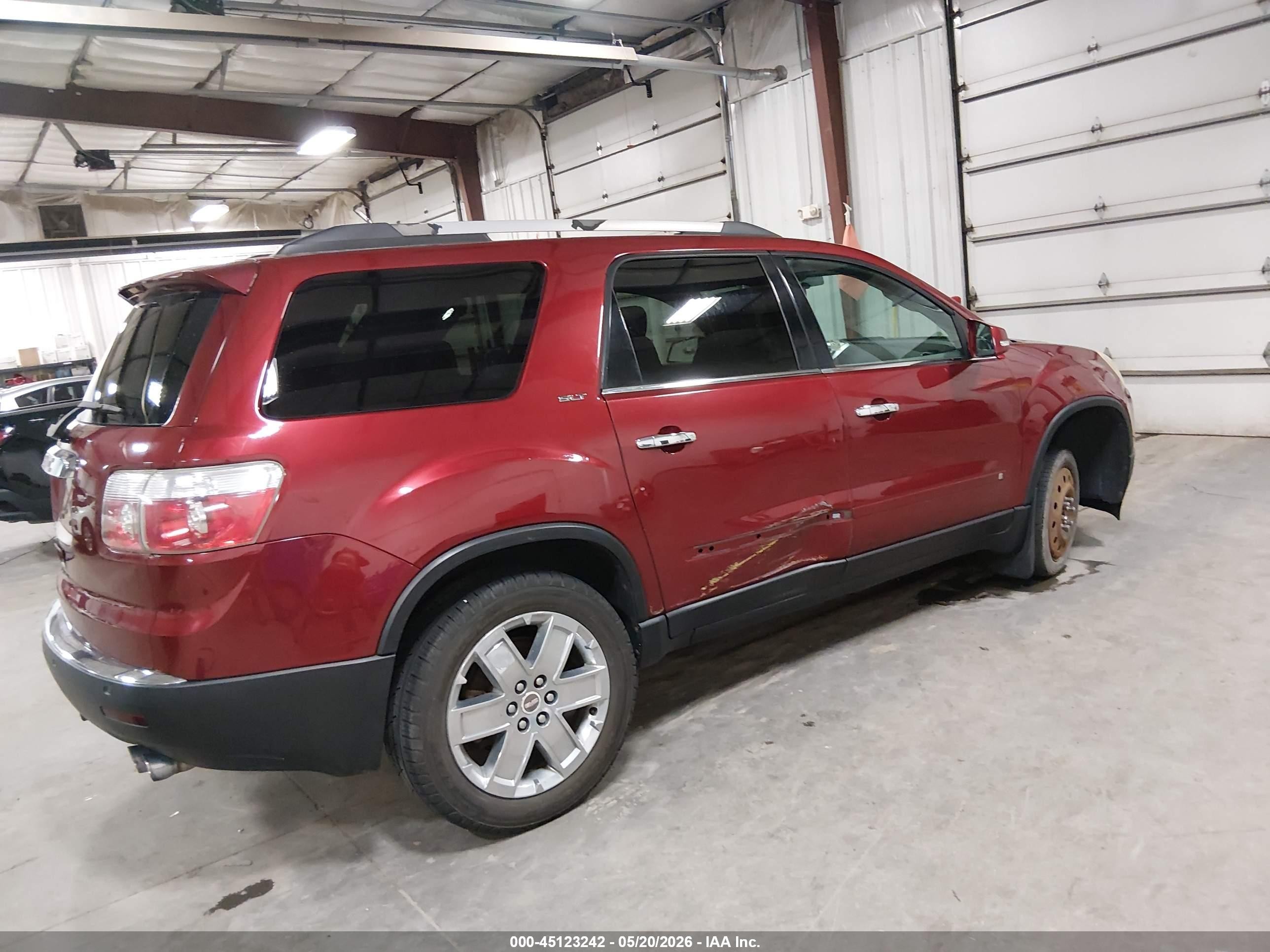 2010 Gmc Acadia Slt-2 Red vin: 1GKLRNED6AJ123426