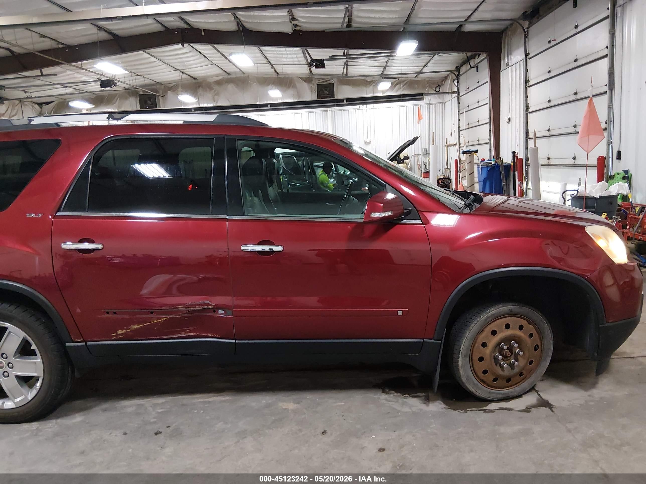 2010 Gmc Acadia Slt-2 Red vin: 1GKLRNED6AJ123426