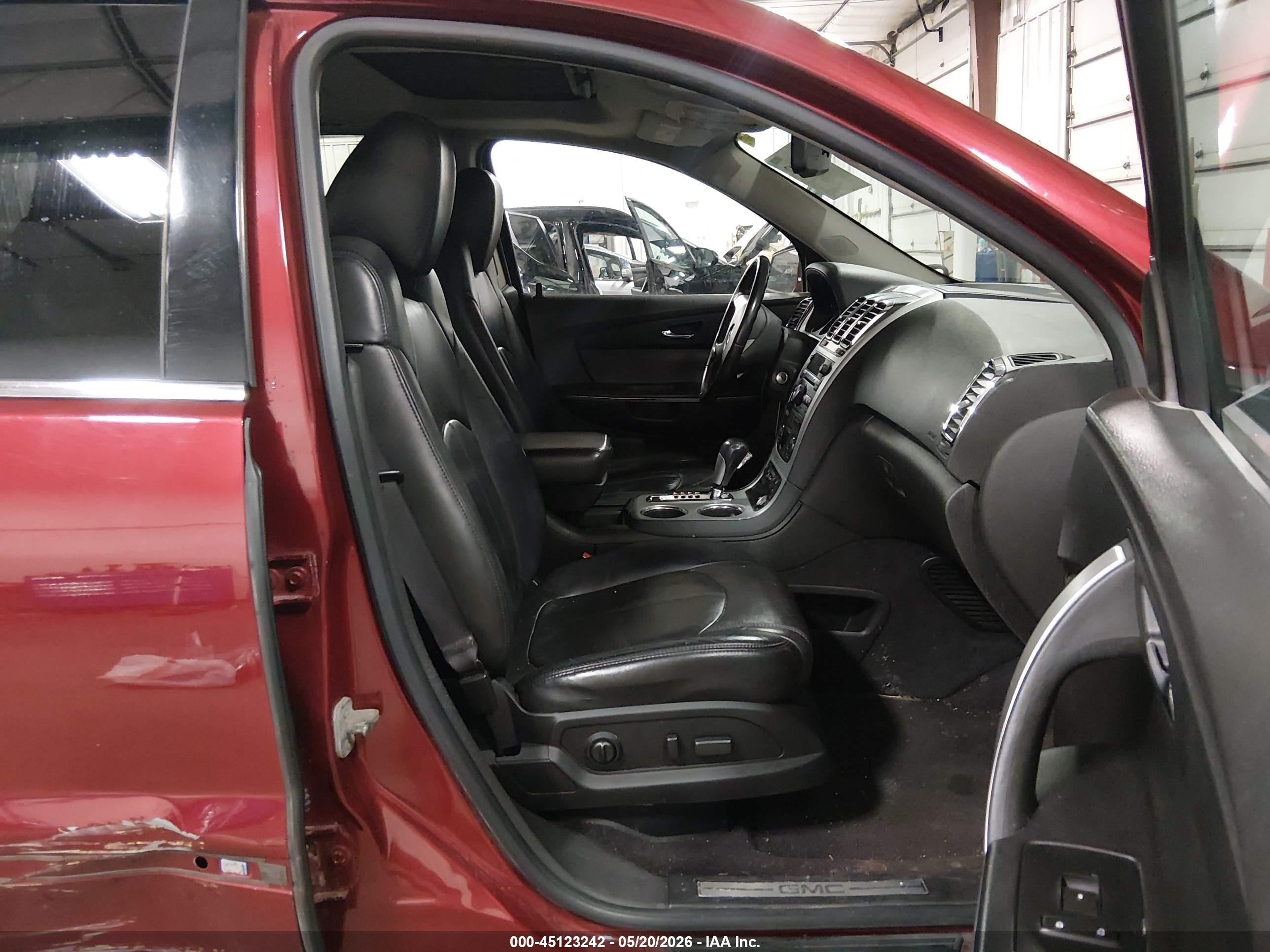 2010 Gmc Acadia Slt-2 Red vin: 1GKLRNED6AJ123426
