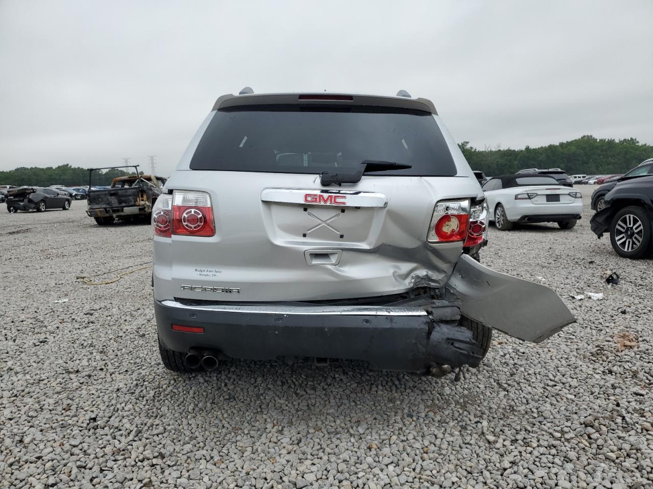 2010 Gmc Acadia Silver vin: 1GKLRNED6AJ166244