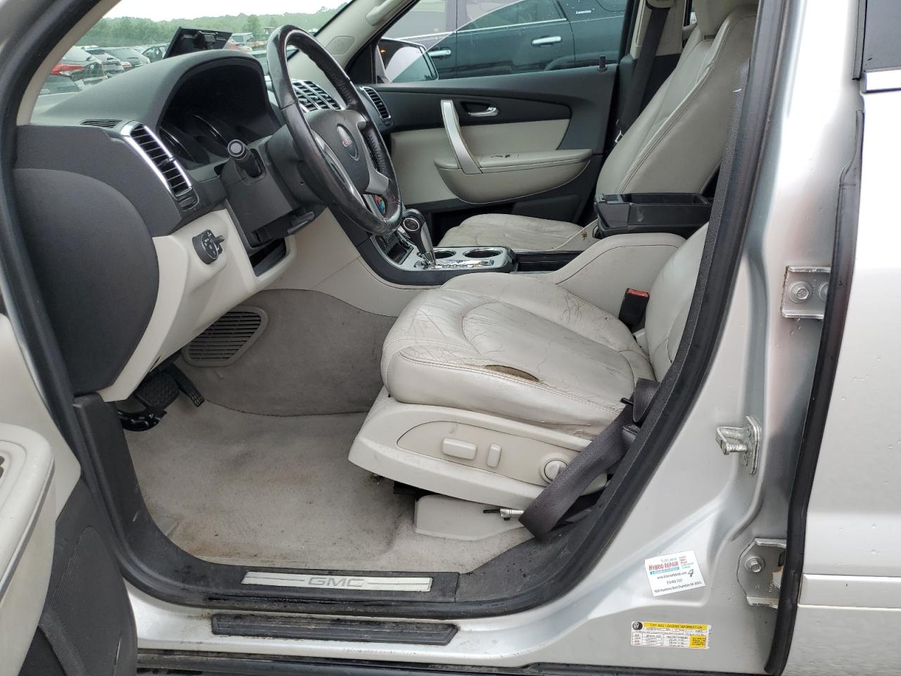 2010 Gmc Acadia Silver vin: 1GKLRNED6AJ166244