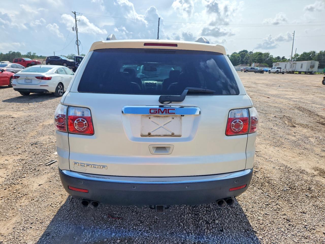 2010 Gmc Acadia Slt-2 White vin: 1GKLRNED8AJ164379