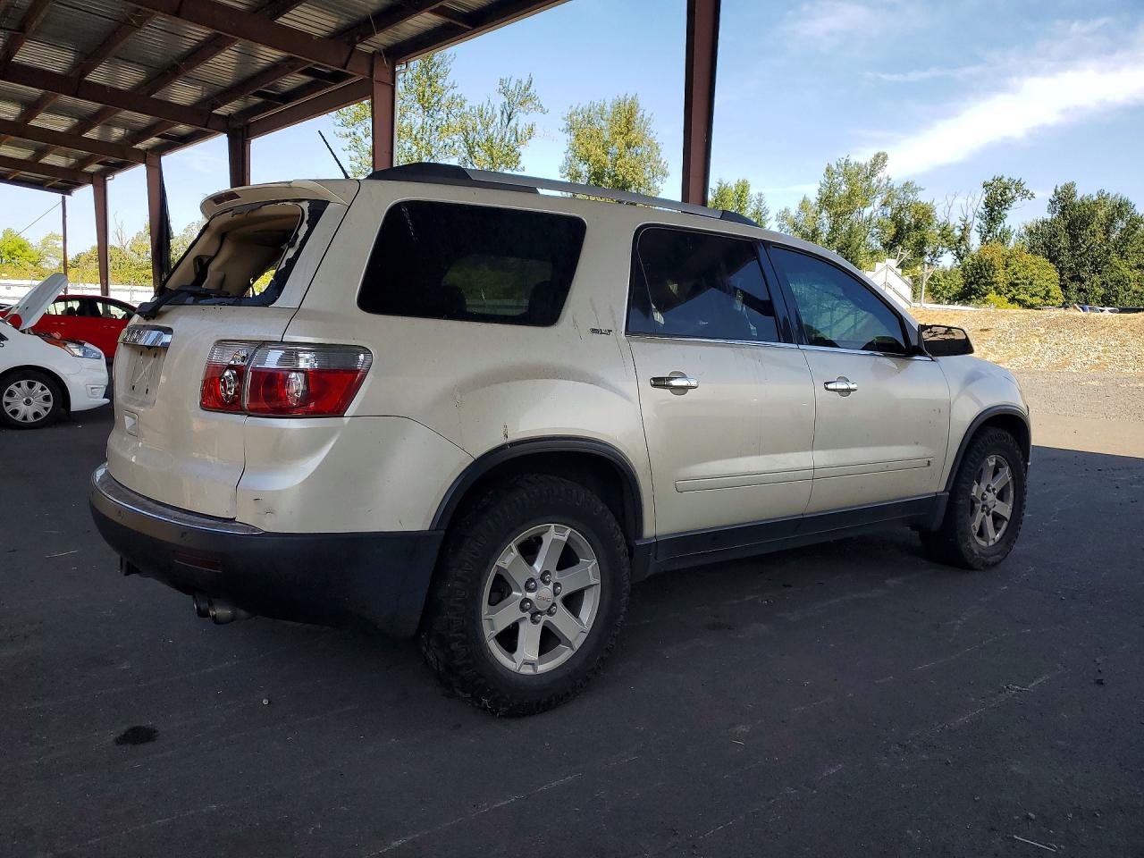 2010 Gmc Acadia Slt-2 White vin: 1GKLRNEDXAJ141489