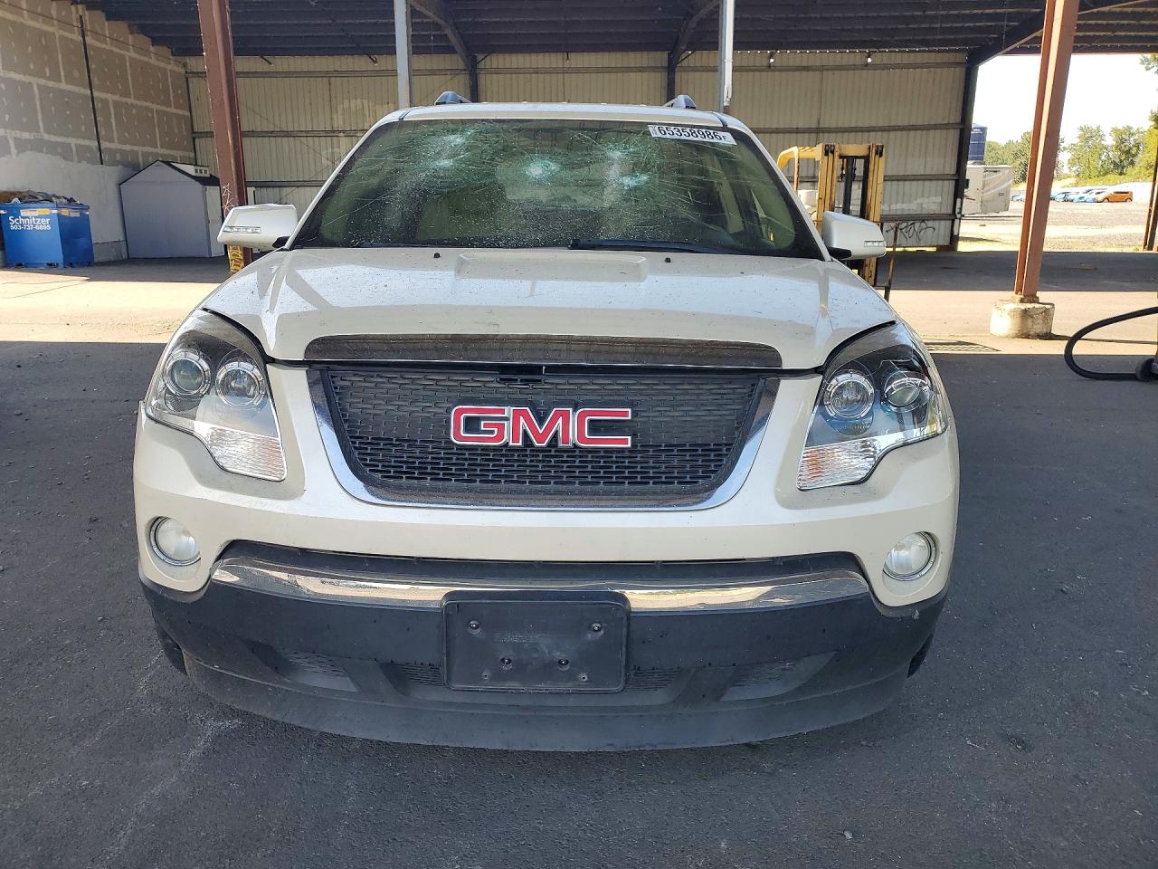 2010 Gmc Acadia Slt-2 White vin: 1GKLRNEDXAJ141489