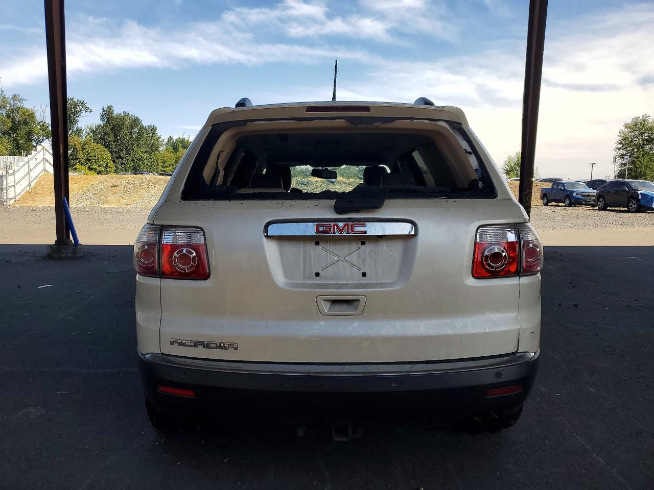2010 Gmc Acadia Slt-2 White vin: 1GKLRNEDXAJ141489