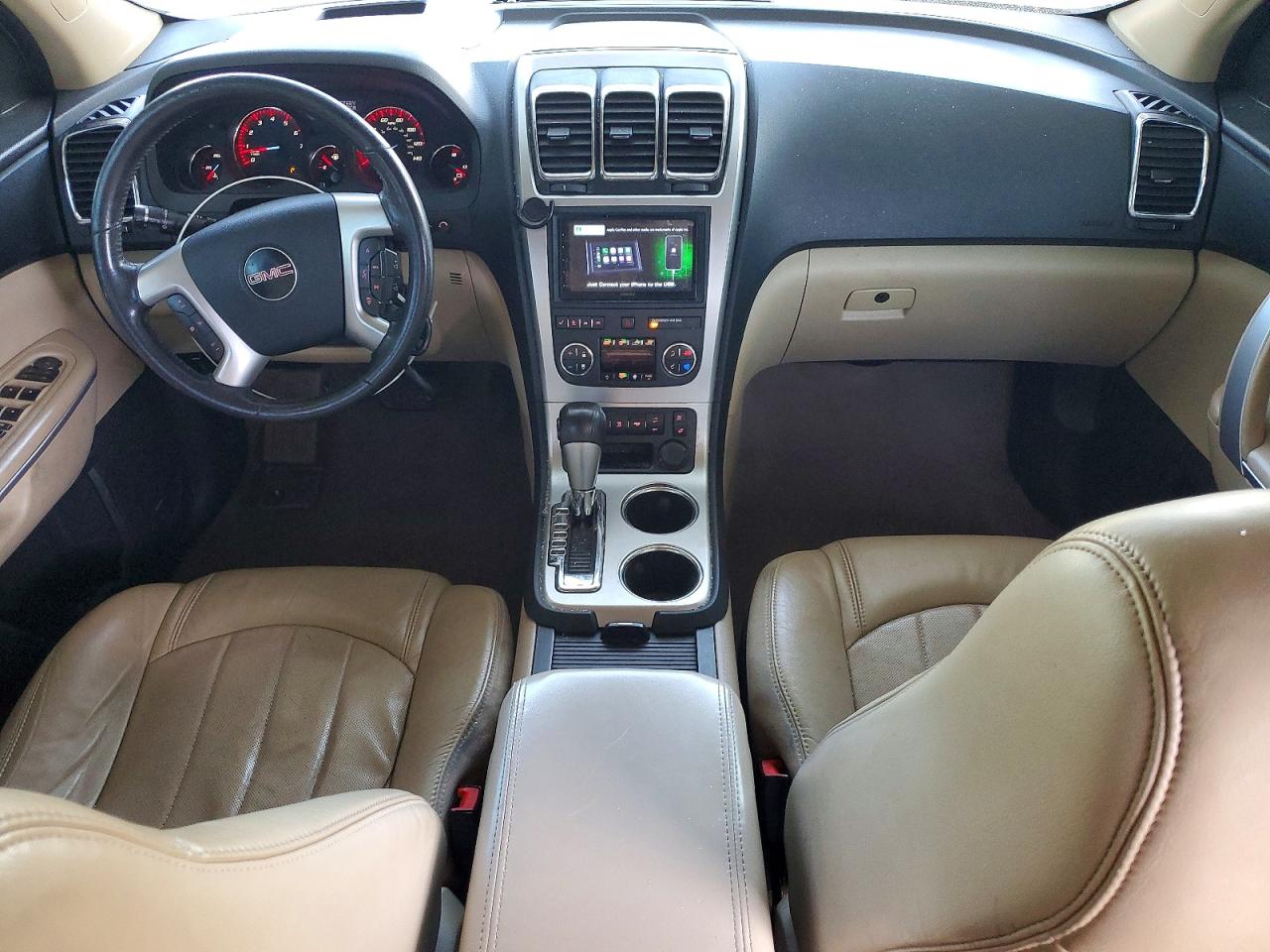 2010 Gmc Acadia Slt-2 White vin: 1GKLRNEDXAJ141489