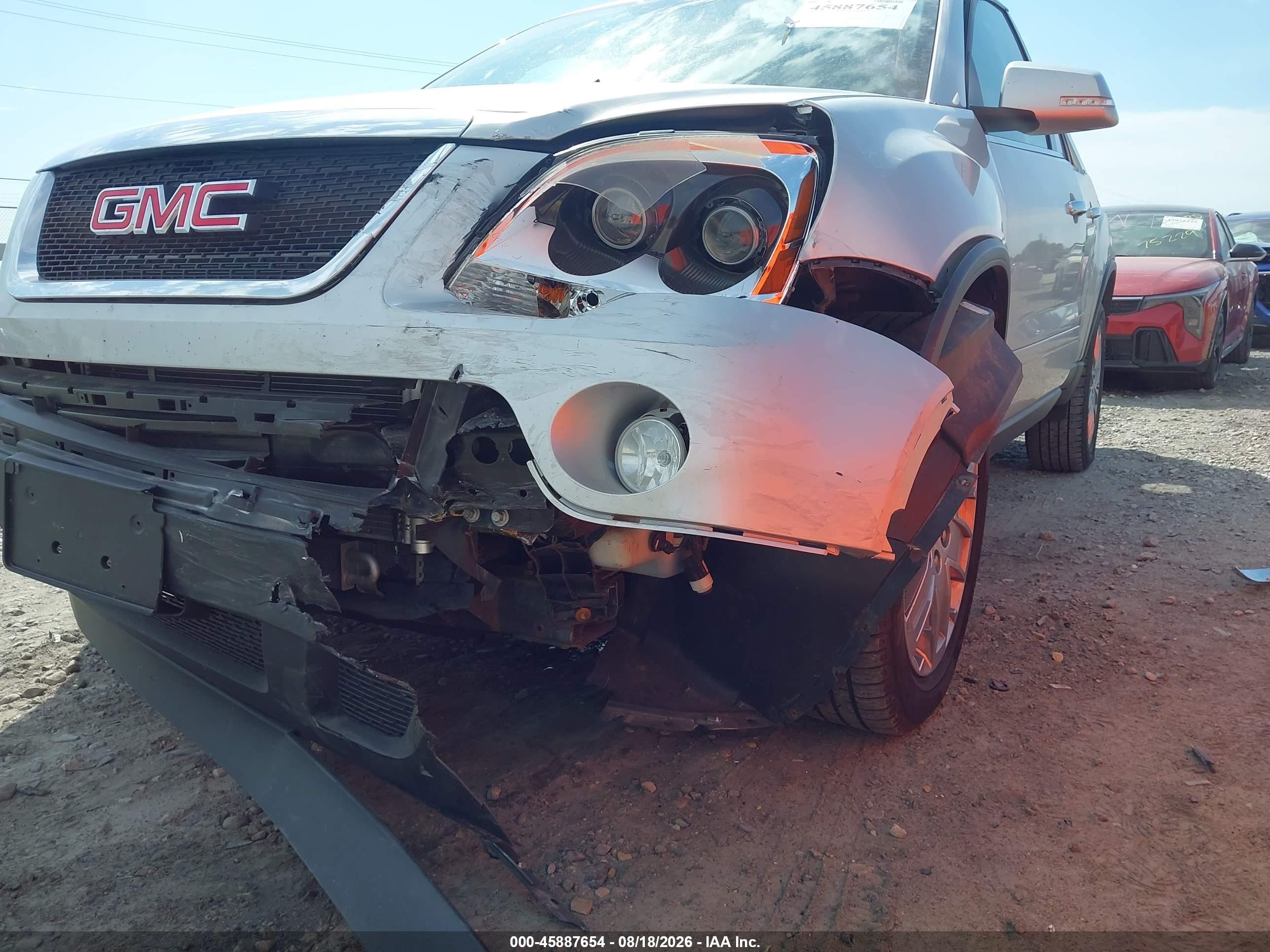 2010 Gmc Acadia Slt-2 Silver vin: 1GKLRNEDXAJ175089