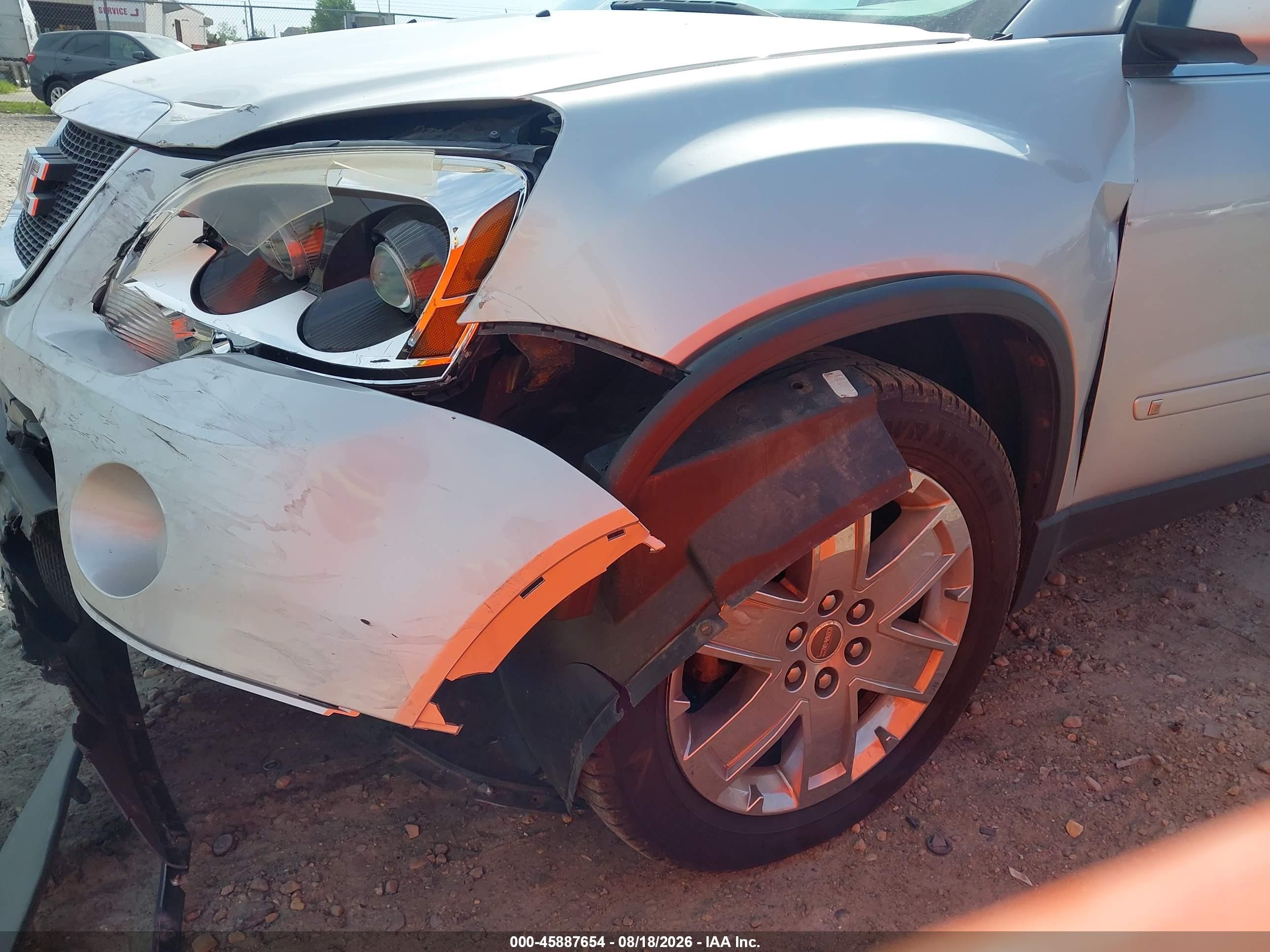2010 Gmc Acadia Slt-2 Silver vin: 1GKLRNEDXAJ175089