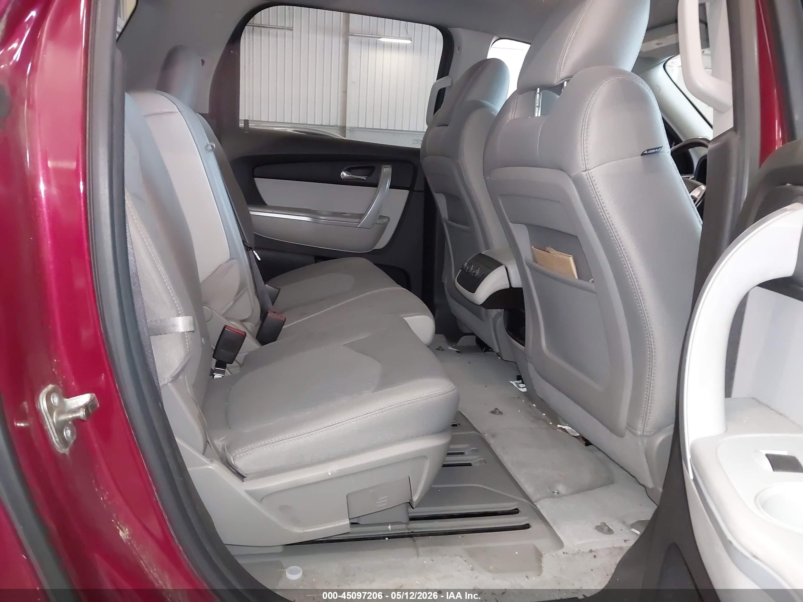 2010 Gmc Acadia Sle Red vin: 1GKLVLED0AJ188451
