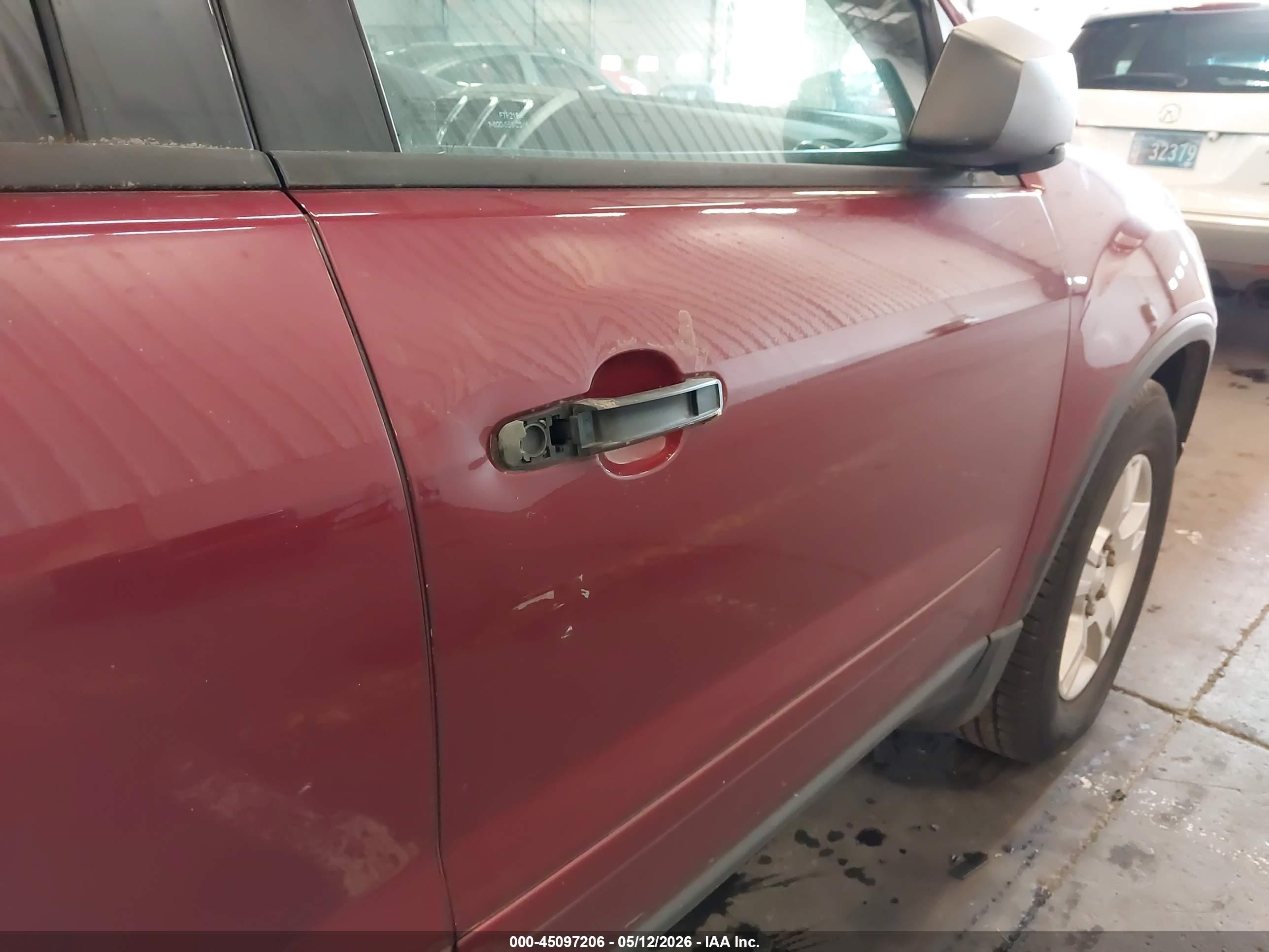 2010 Gmc Acadia Sle Red vin: 1GKLVLED0AJ188451