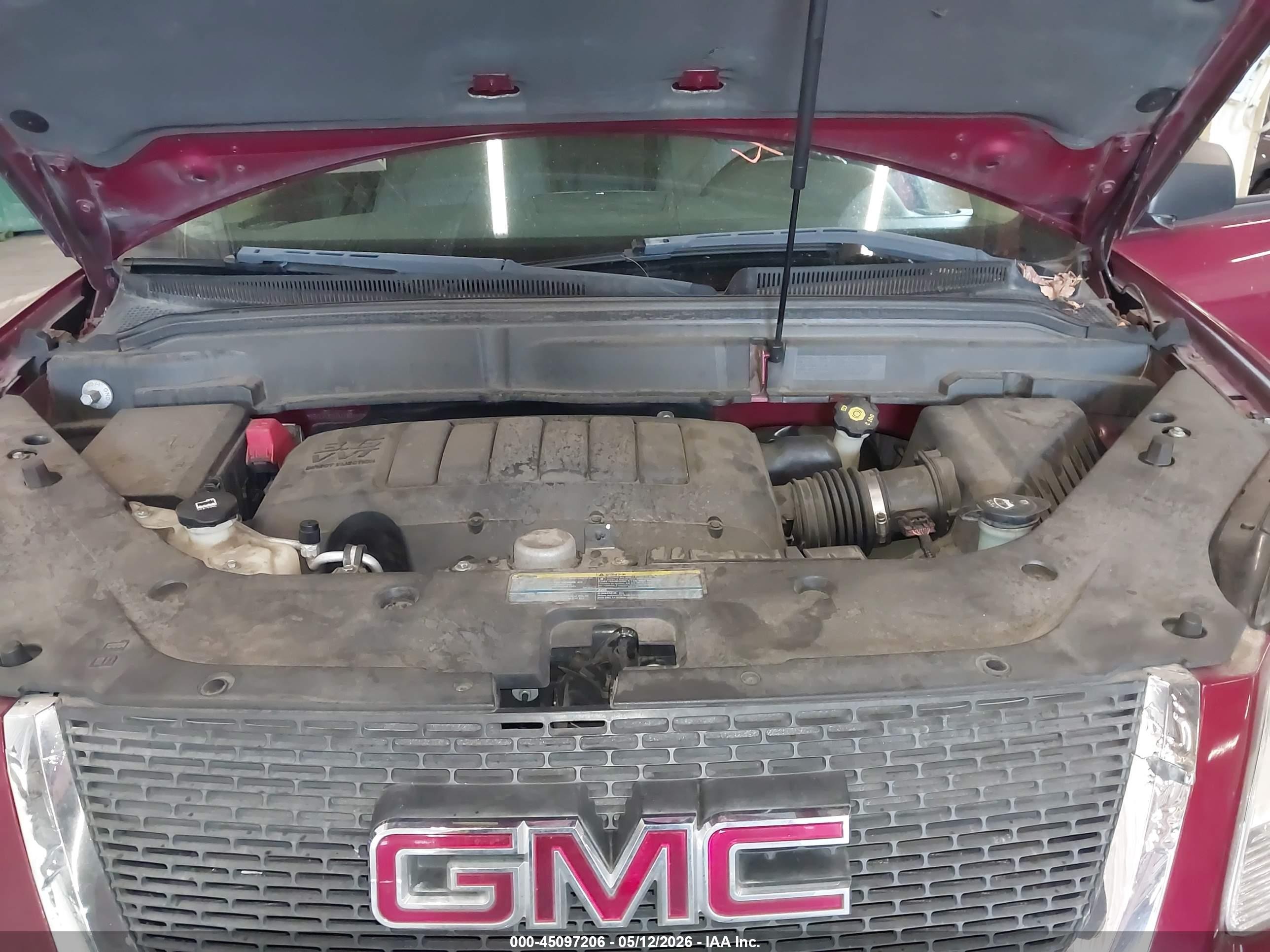 2010 Gmc Acadia Sle Red vin: 1GKLVLED0AJ188451