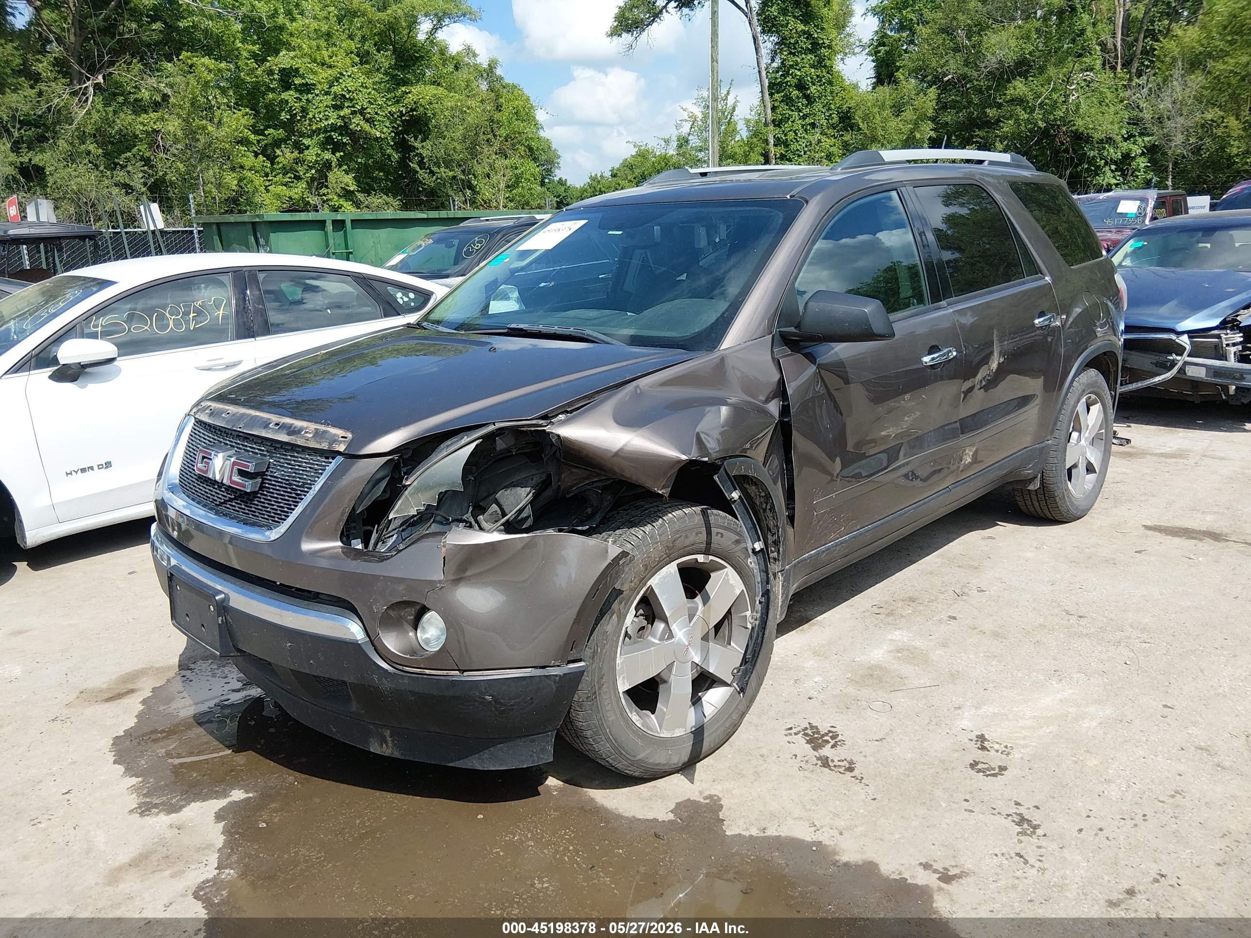2010 Gmc Acadia Sle Champagne vin: 1GKLVLED1AJ250066