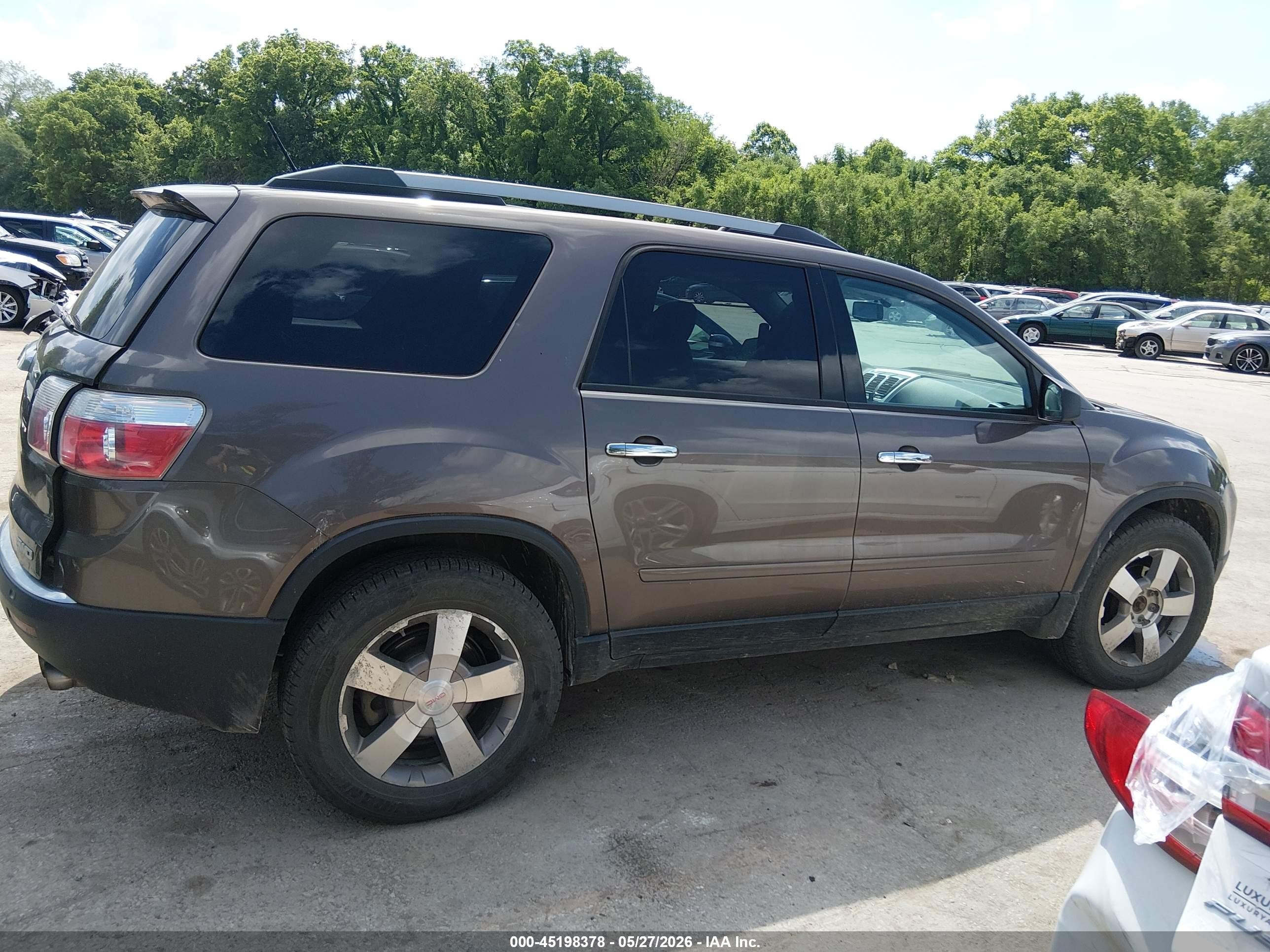 2010 Gmc Acadia Sle Champagne vin: 1GKLVLED1AJ250066