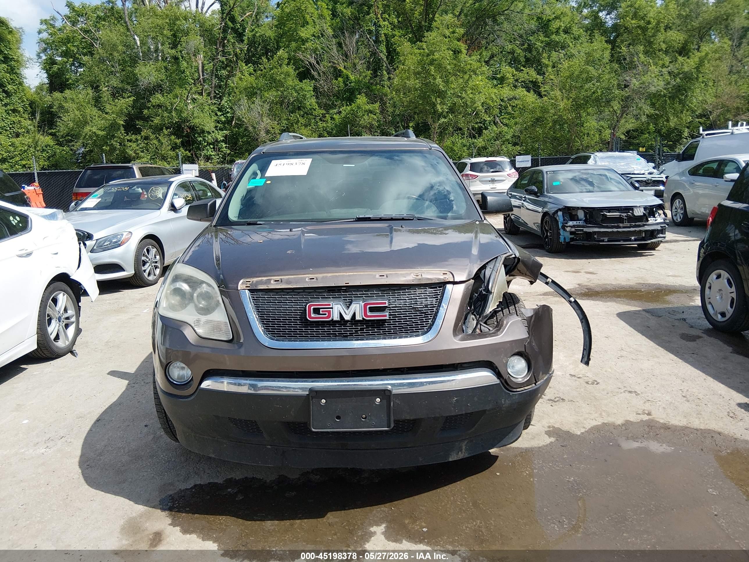 2010 Gmc Acadia Sle Champagne vin: 1GKLVLED1AJ250066