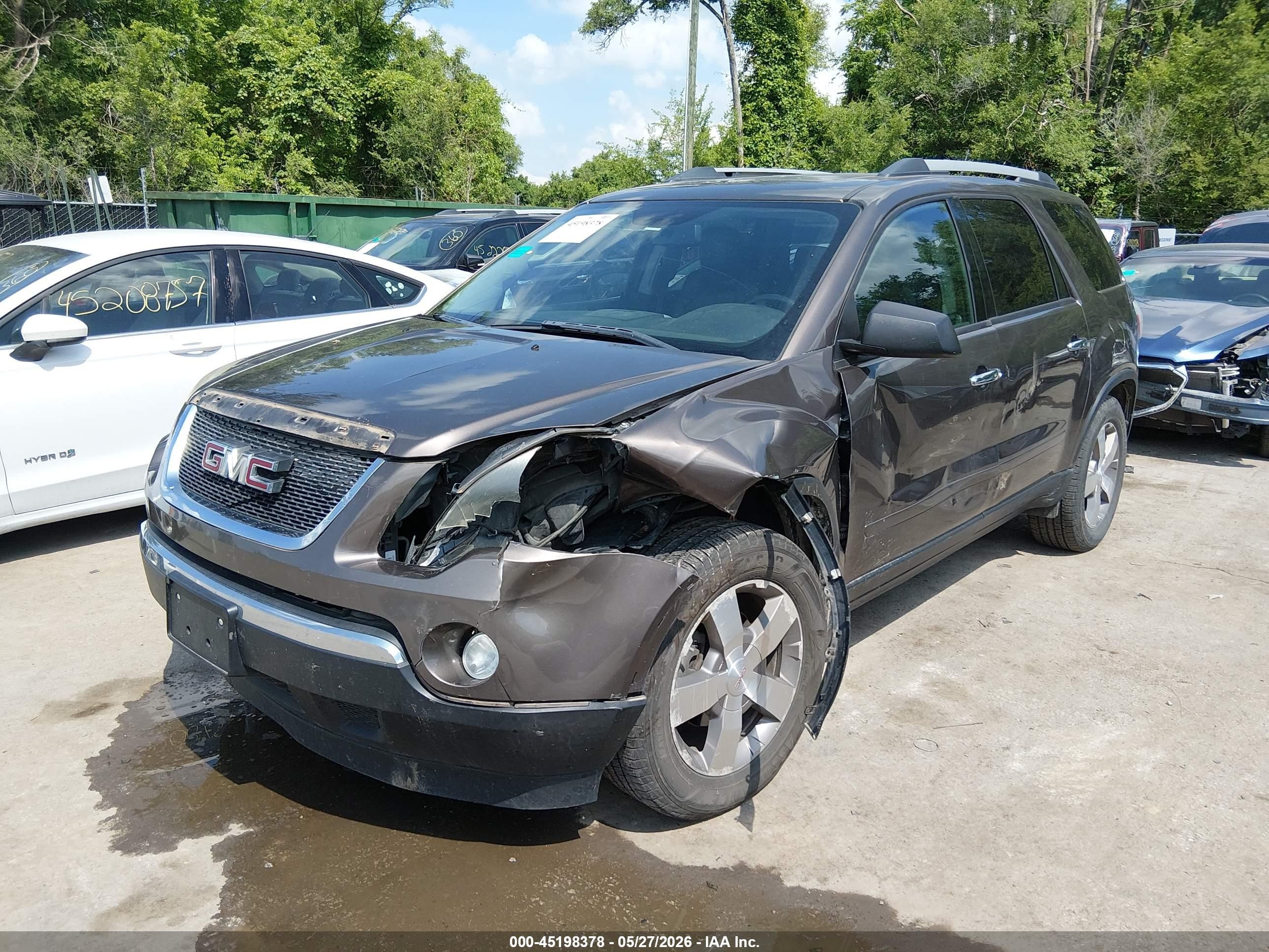 2010 Gmc Acadia Sle Champagne vin: 1GKLVLED1AJ250066