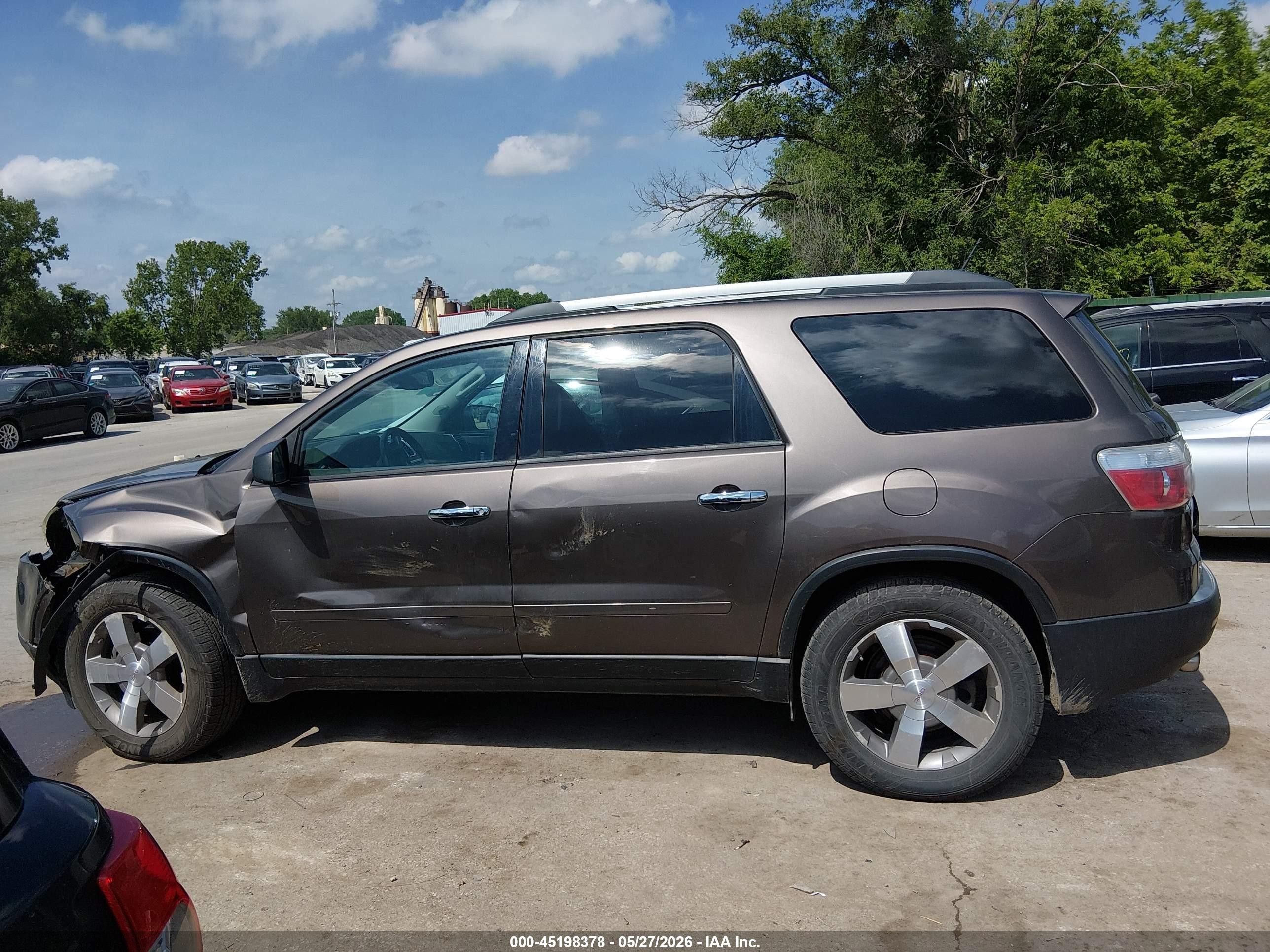 2010 Gmc Acadia Sle Champagne vin: 1GKLVLED1AJ250066