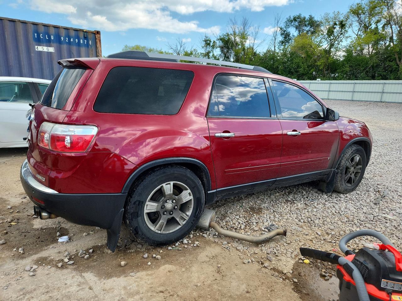 2010 Gmc Acadia Sle Burgundy vin: 1GKLVLED6AJ168351