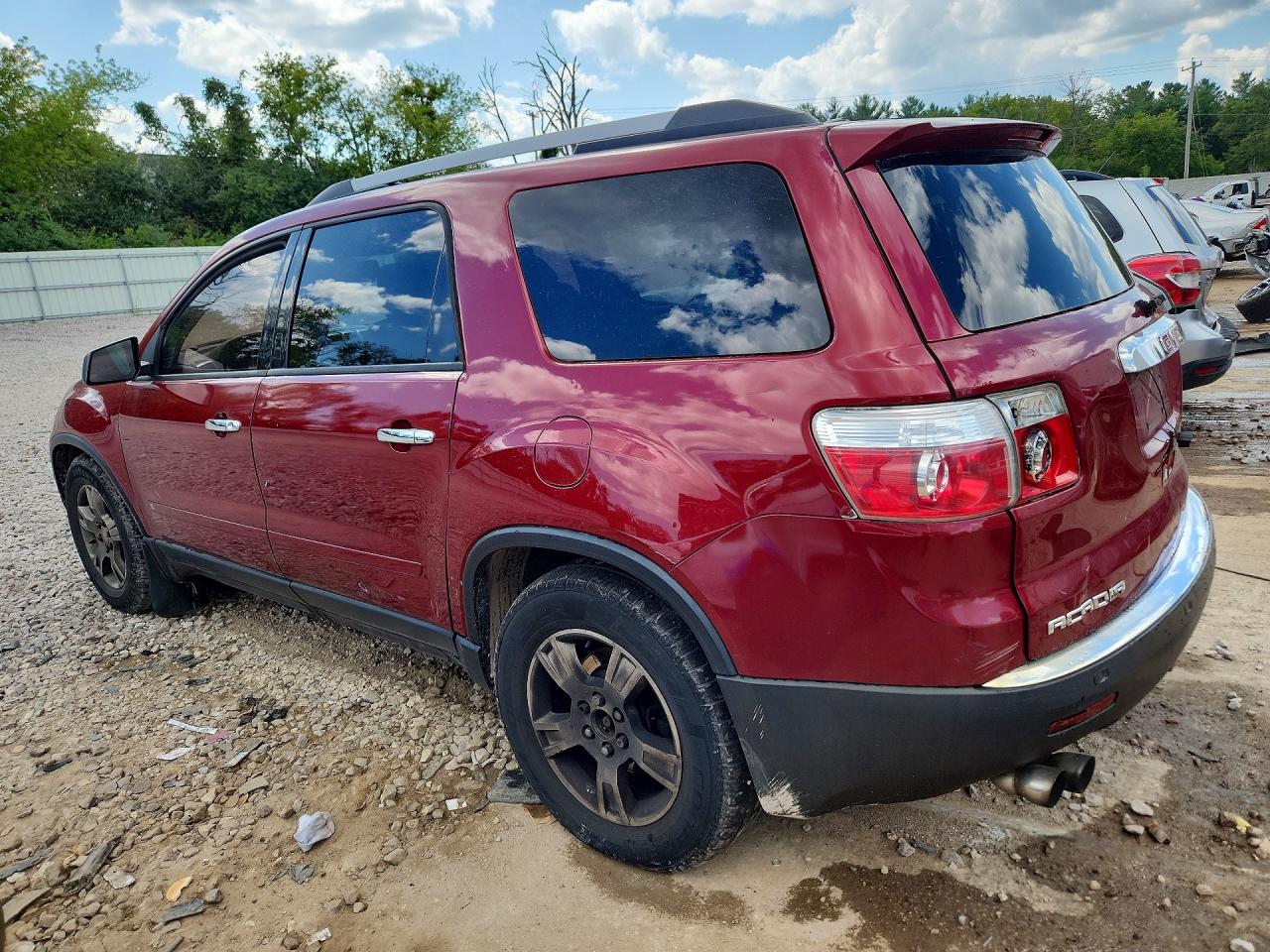 2010 Gmc Acadia Sle Burgundy vin: 1GKLVLED6AJ168351