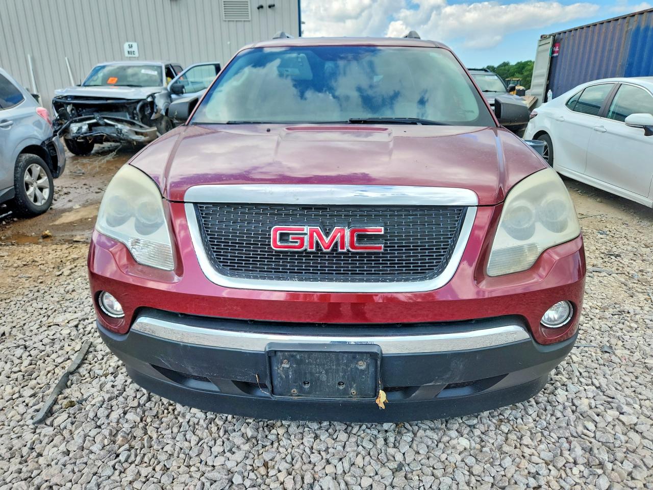 2010 Gmc Acadia Sle Burgundy vin: 1GKLVLED6AJ168351