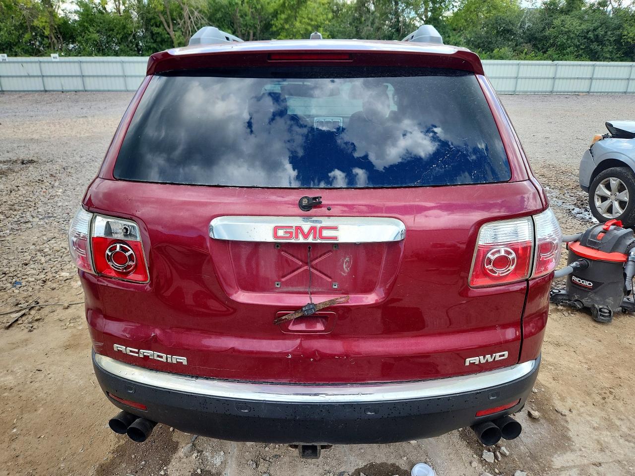 2010 Gmc Acadia Sle Burgundy vin: 1GKLVLED6AJ168351