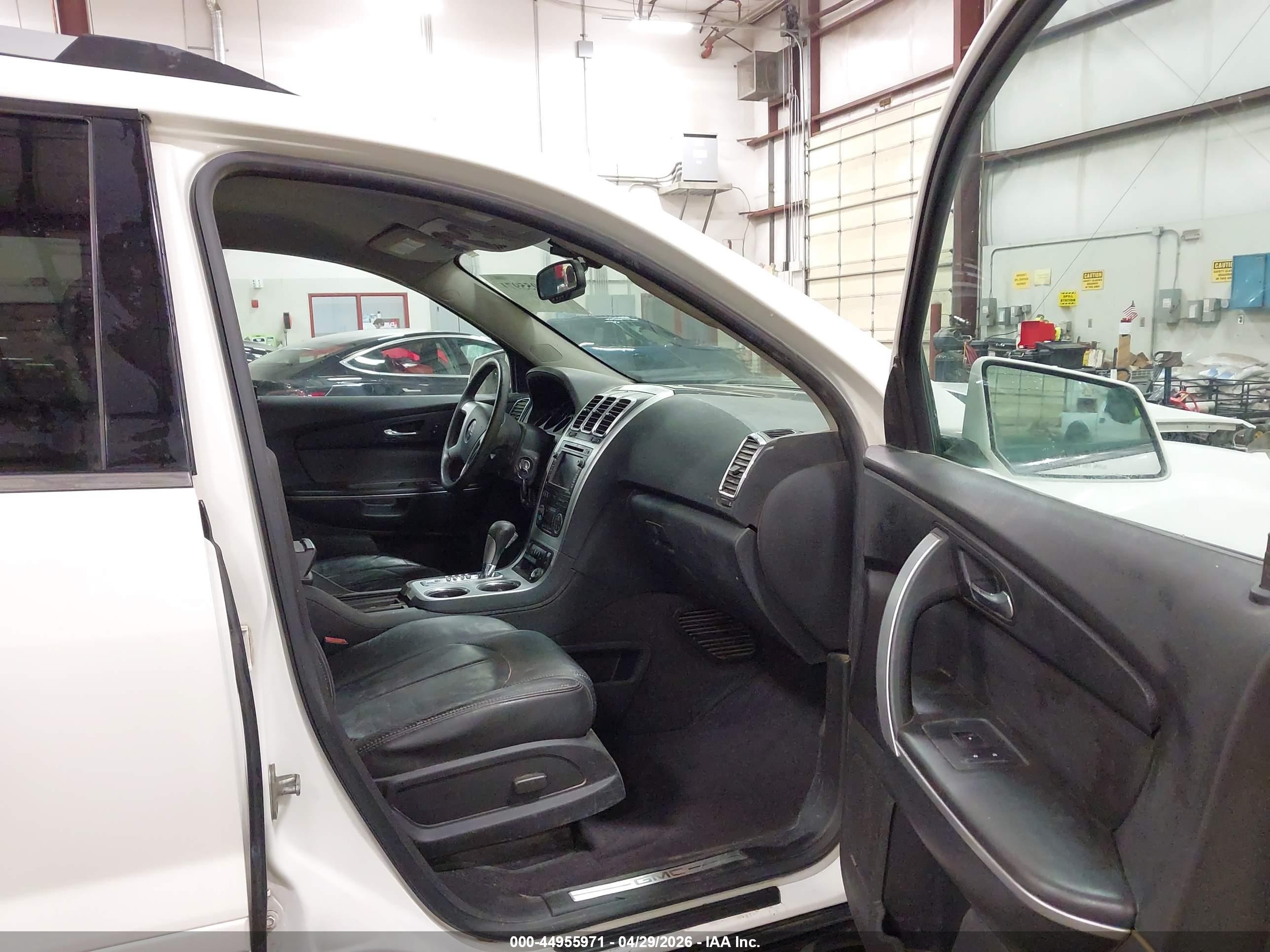 2010 Gmc Acadia Slt-1 Белый vin: 1GKLVMED0AJ130426