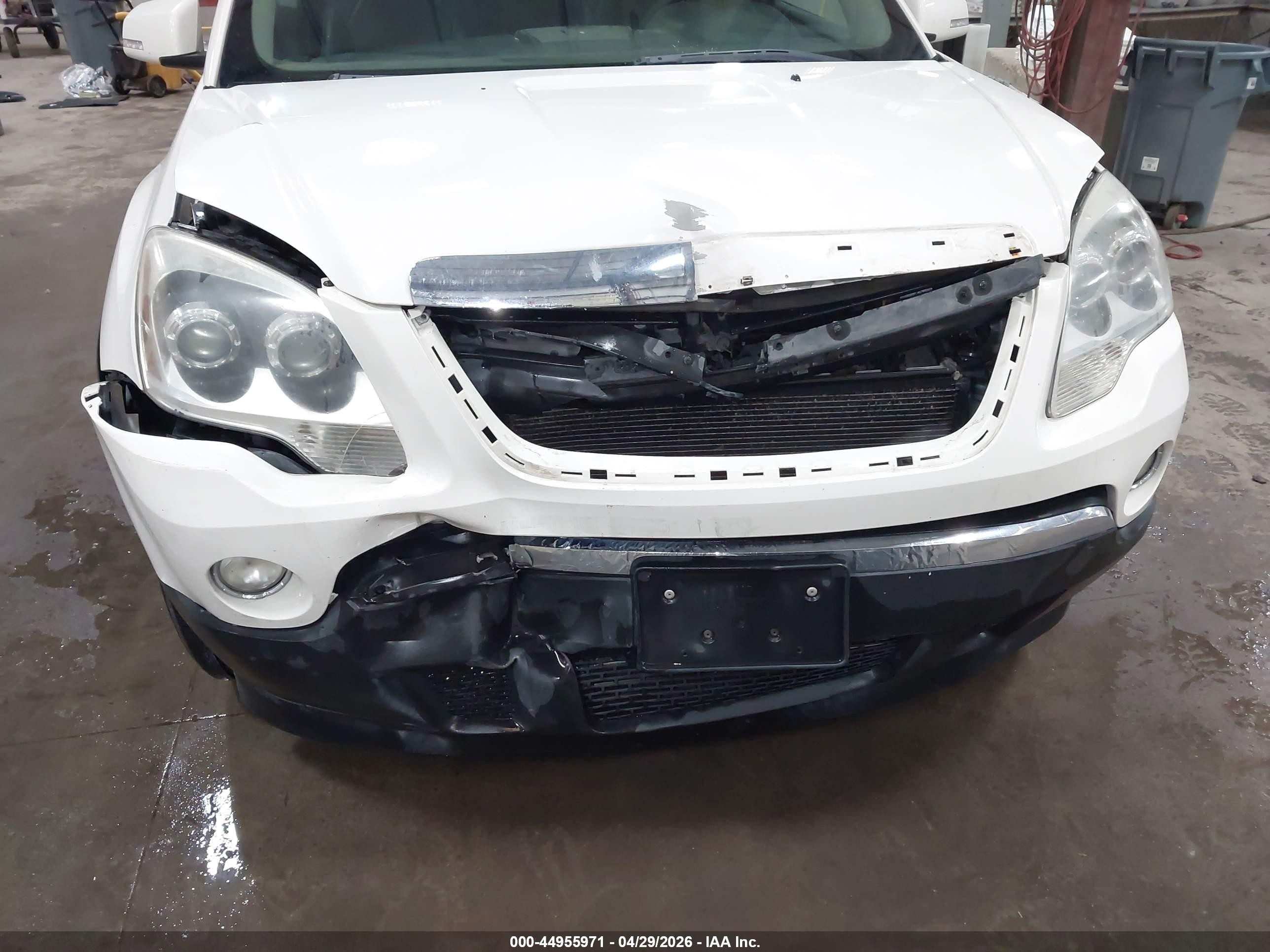 2010 Gmc Acadia Slt-1 Белый vin: 1GKLVMED0AJ130426