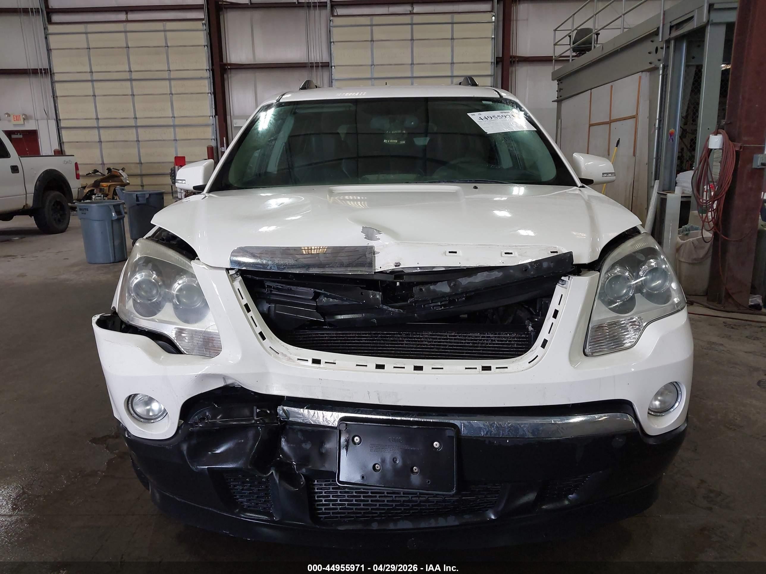 2010 Gmc Acadia Slt-1 Белый vin: 1GKLVMED0AJ130426