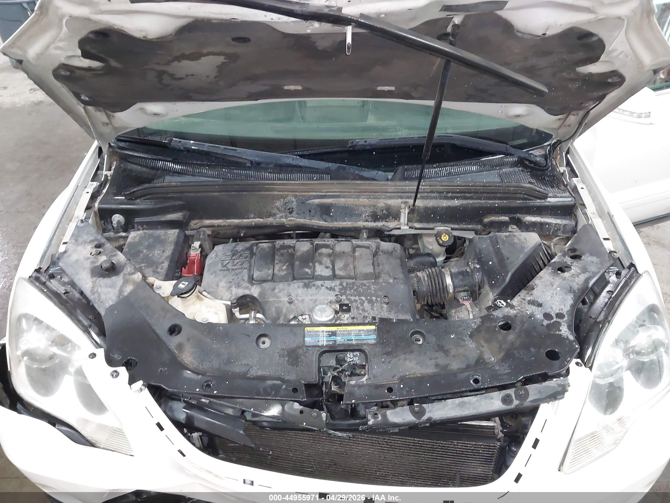 2010 Gmc Acadia Slt-1 Белый vin: 1GKLVMED0AJ130426