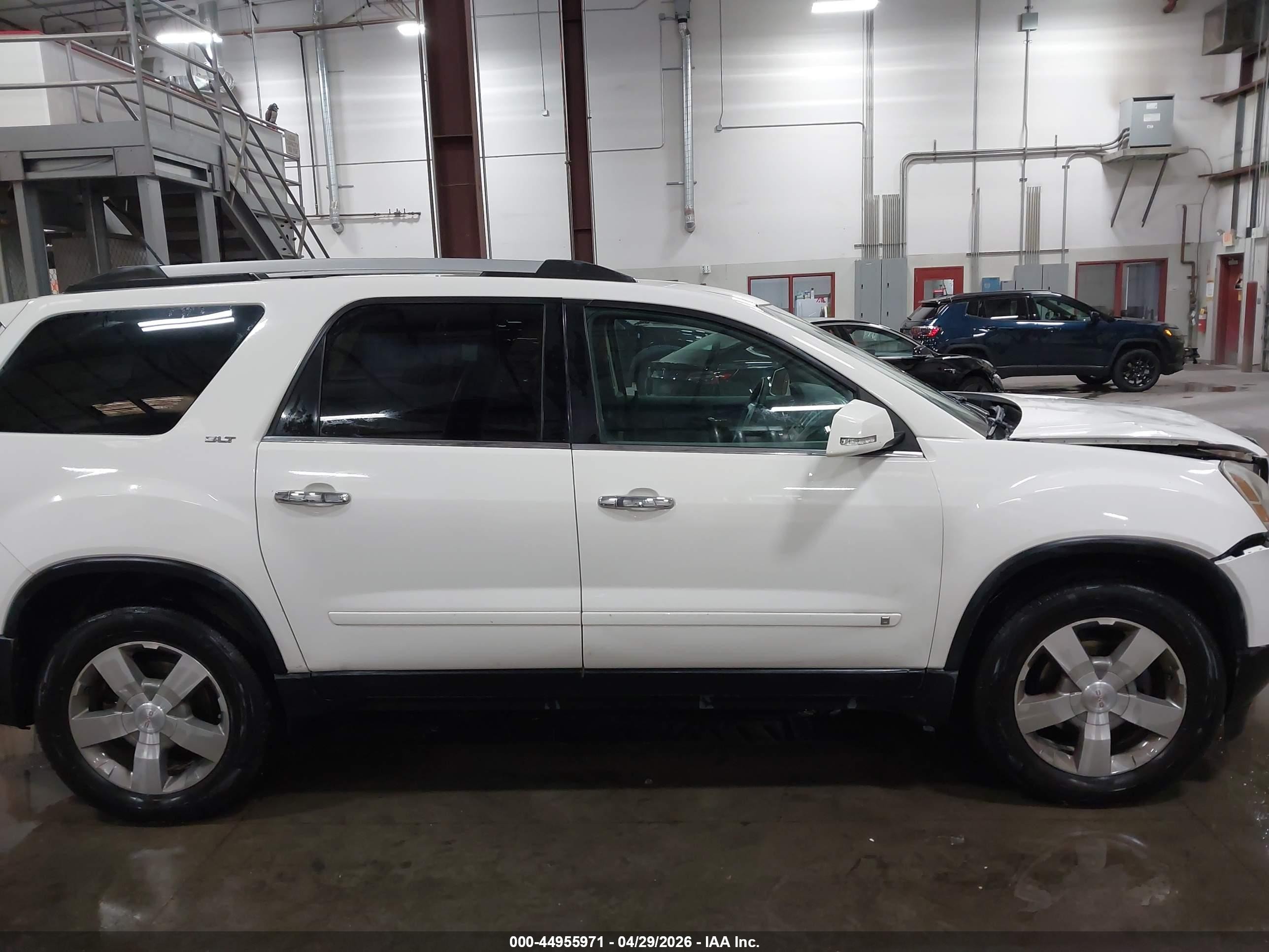 2010 Gmc Acadia Slt-1 Белый vin: 1GKLVMED0AJ130426
