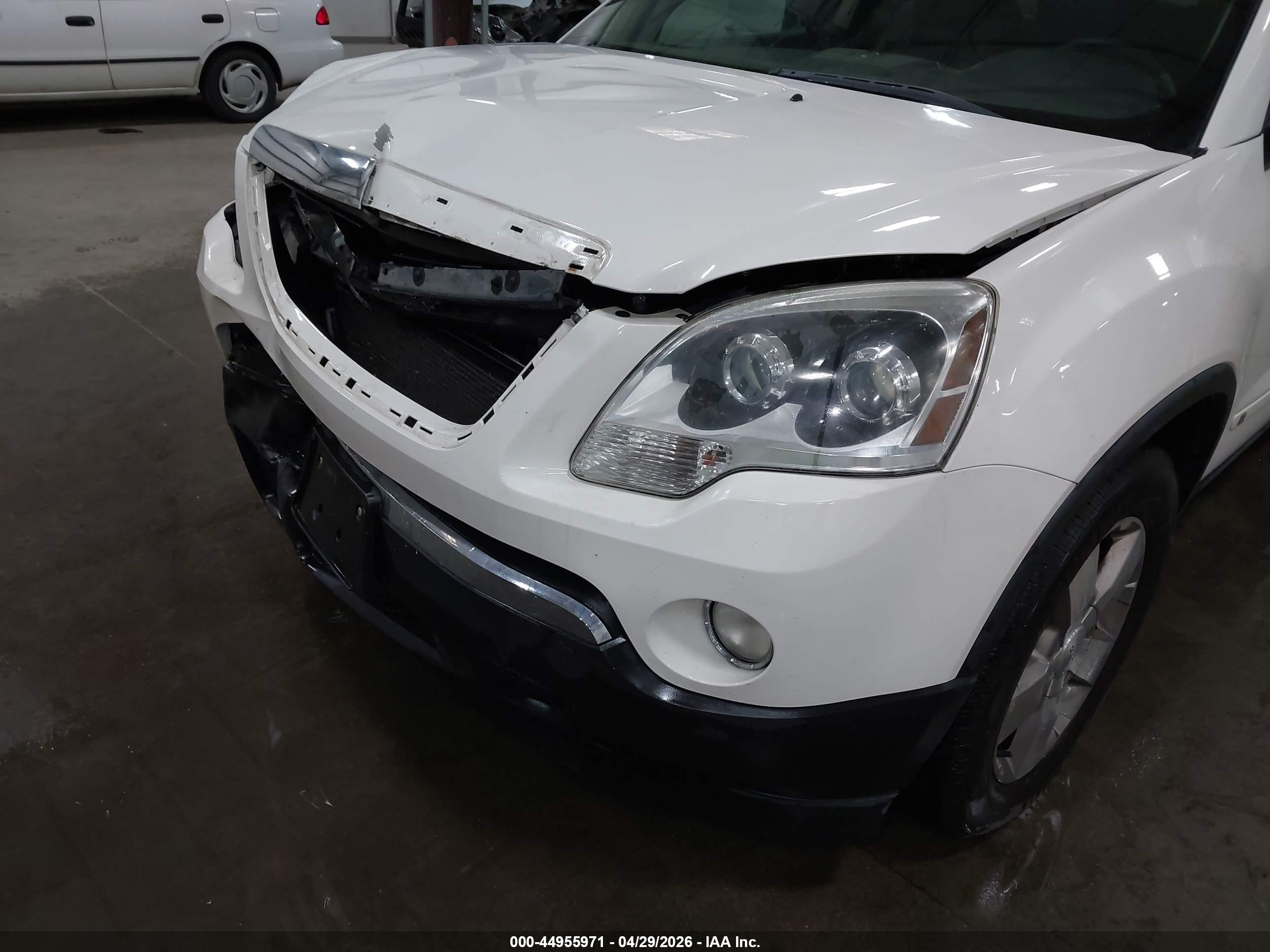 2010 Gmc Acadia Slt-1 Белый vin: 1GKLVMED0AJ130426