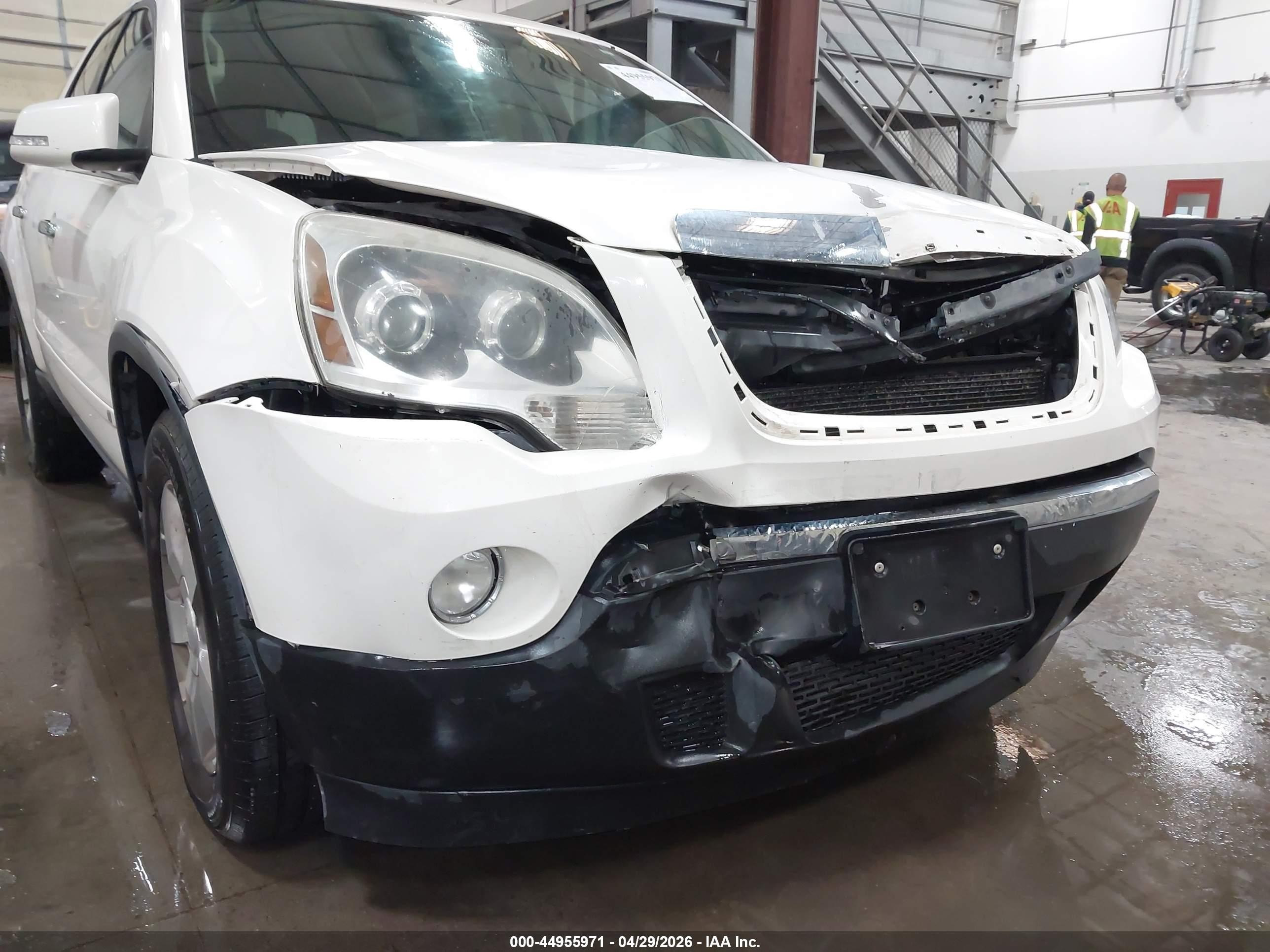 2010 Gmc Acadia Slt-1 Белый vin: 1GKLVMED0AJ130426