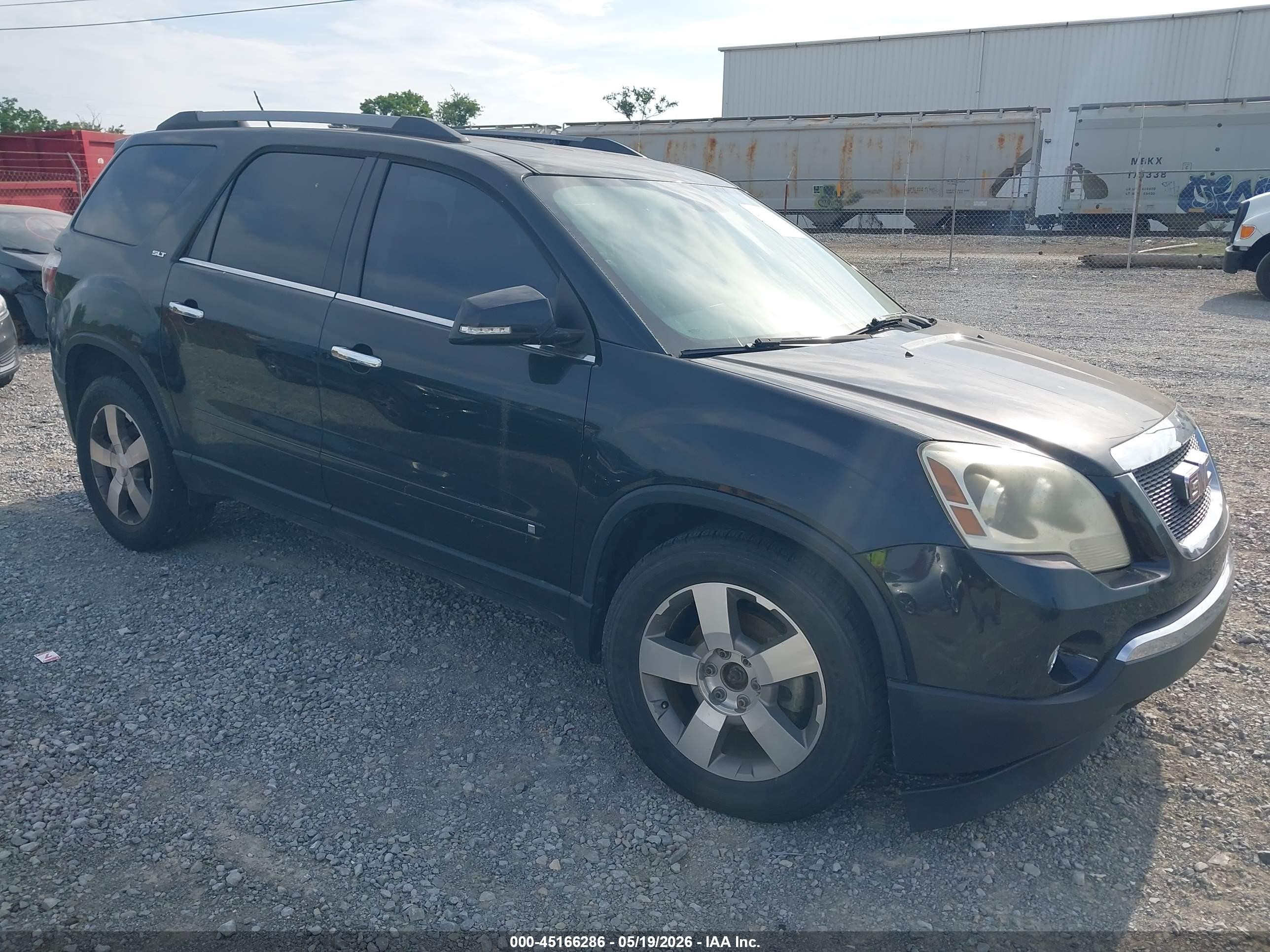 2010 Gmc Acadia Slt-1 Black vin: 1GKLVMED0AJ132175