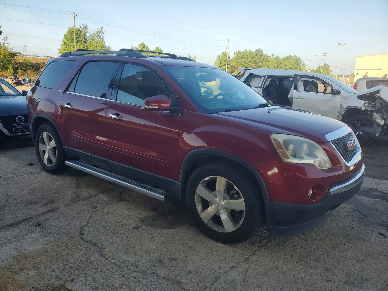 2010 Gmc Acadia Slt-1 Burgundy vin: 1GKLVMED1AJ198458