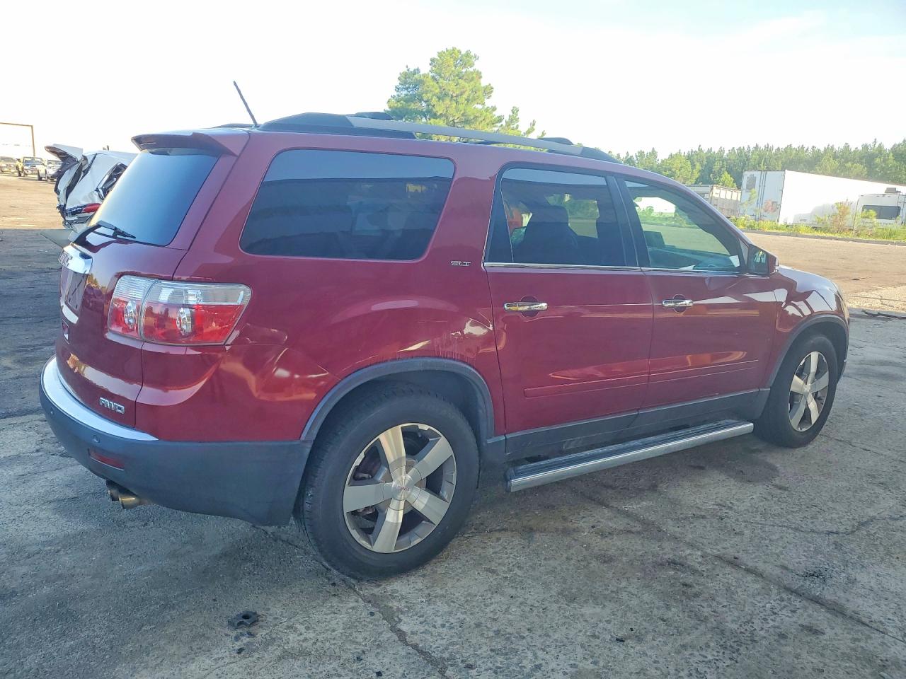 2010 Gmc Acadia Slt-1 Burgundy vin: 1GKLVMED1AJ198458