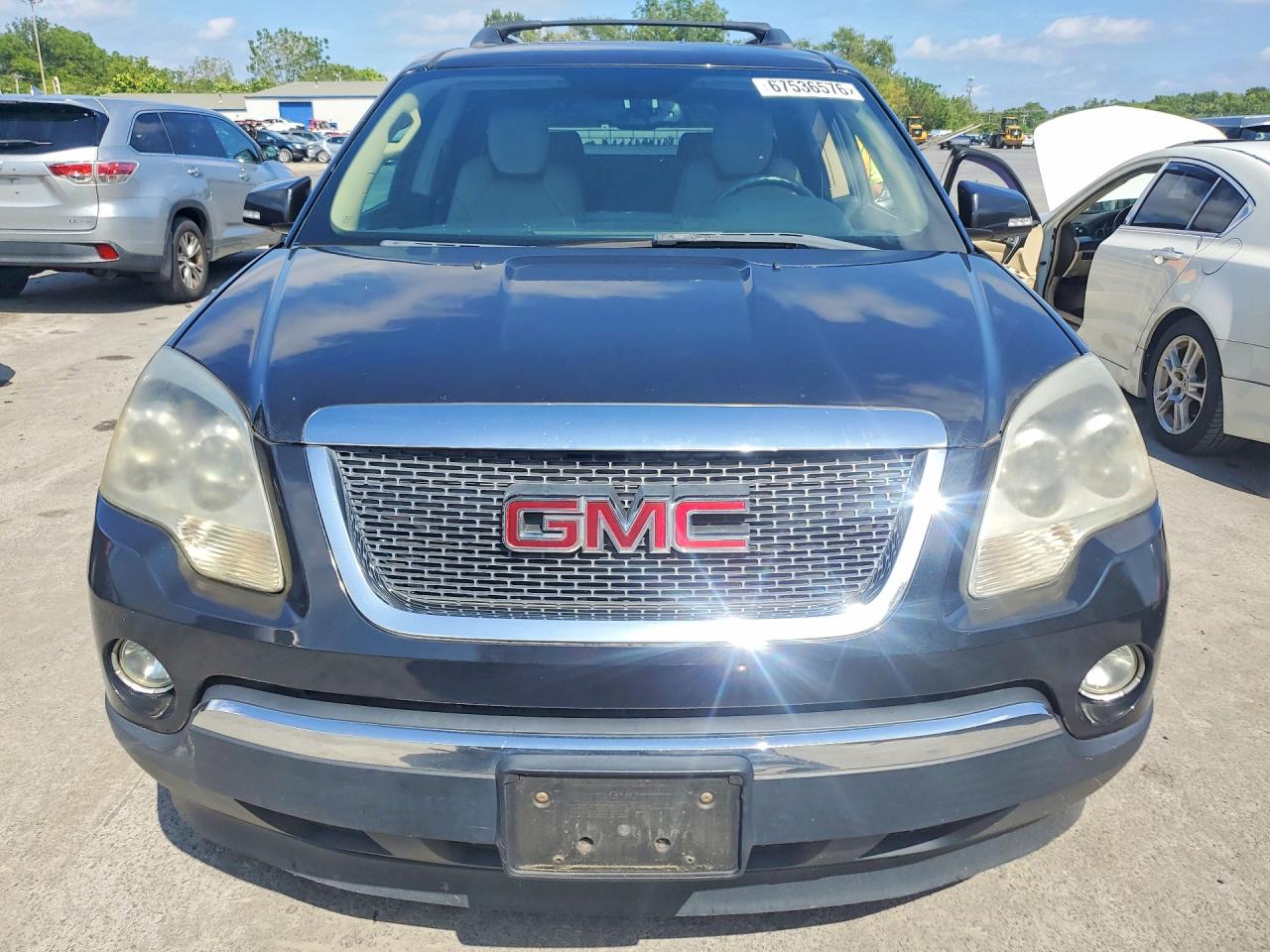 2010 Gmc Acadia Slt-1 Black vin: 1GKLVMED2AJ191793