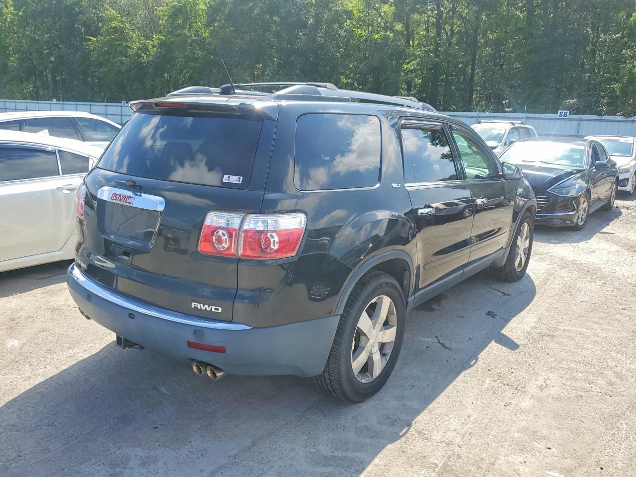 2010 Gmc Acadia Slt-1 Black vin: 1GKLVMED2AJ191793