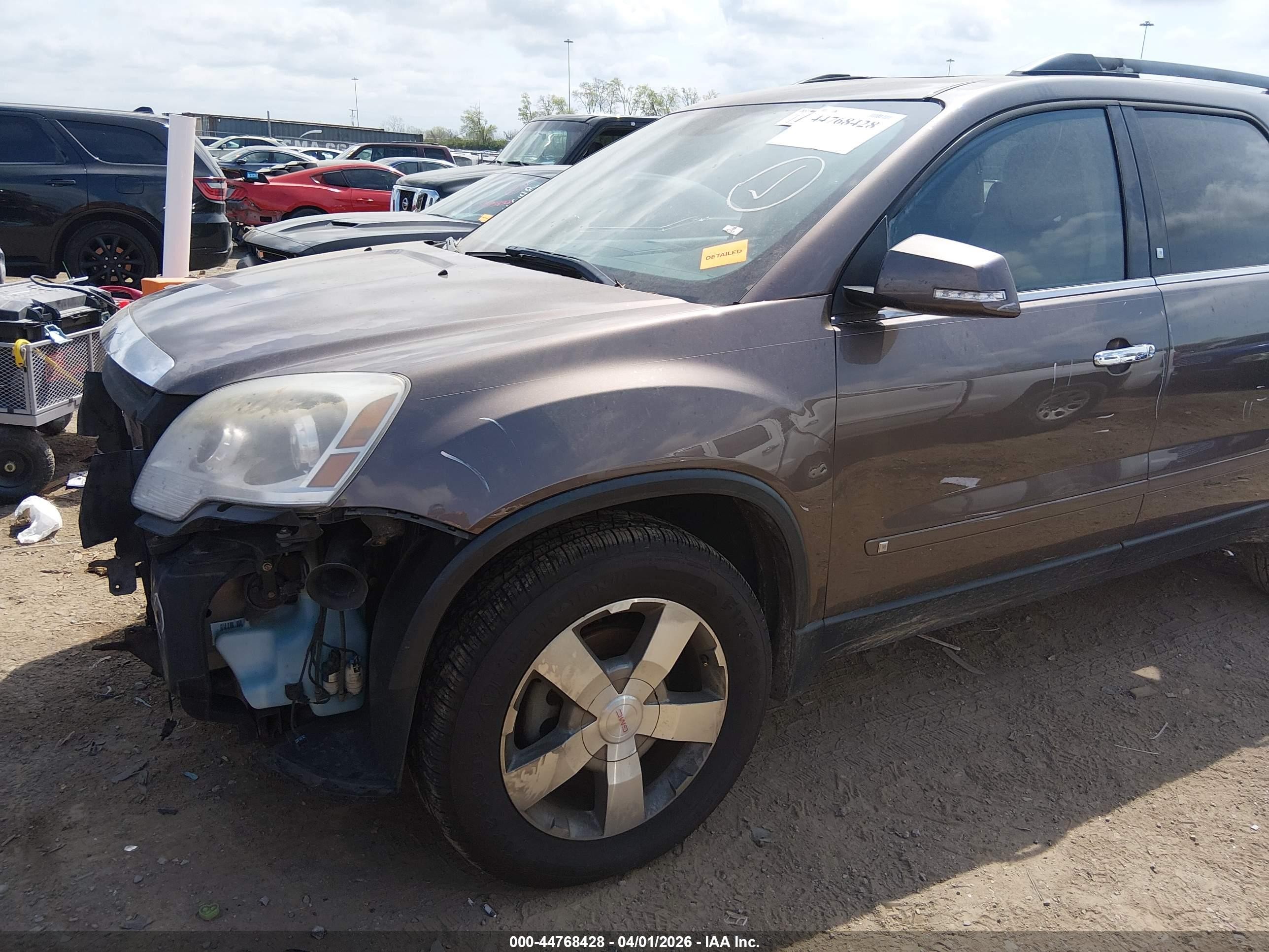 2010 Gmc Acadia Slt-1 Желто-коричневый vin: 1GKLVMED3AJ107853