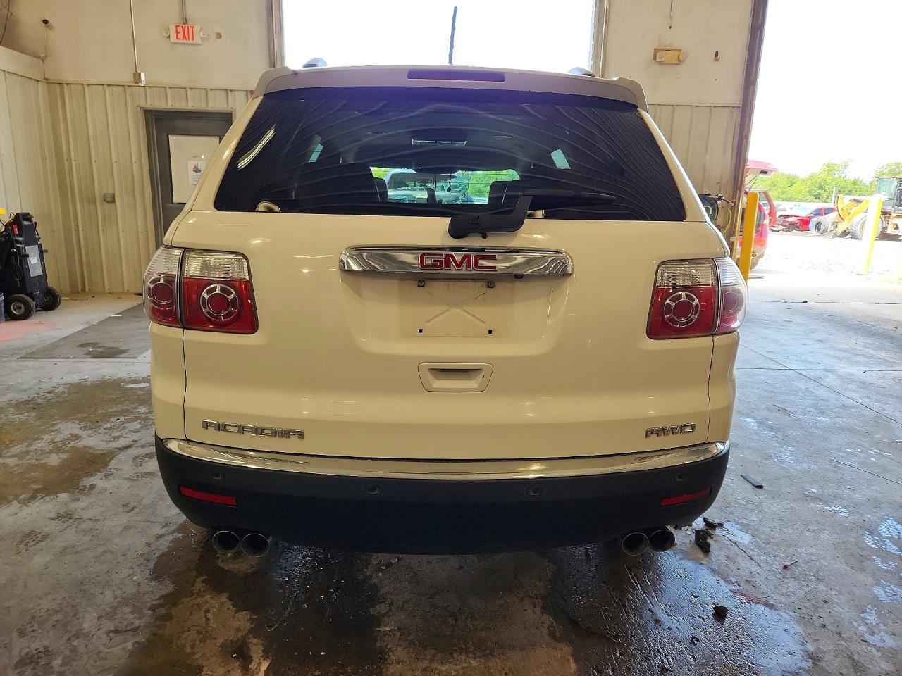 2010 Gmc Acadia Slt-1 White vin: 1GKLVMED4AJ130266