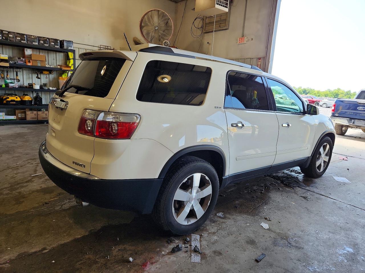 2010 Gmc Acadia Slt-1 White vin: 1GKLVMED4AJ130266