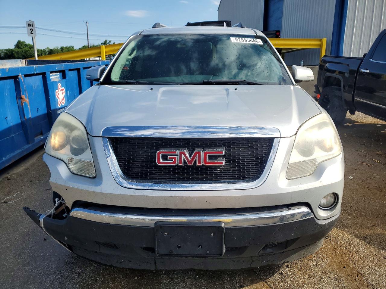 2010 Gmc Acadia Slt-1 Silver vin: 1GKLVMED4AJ182237