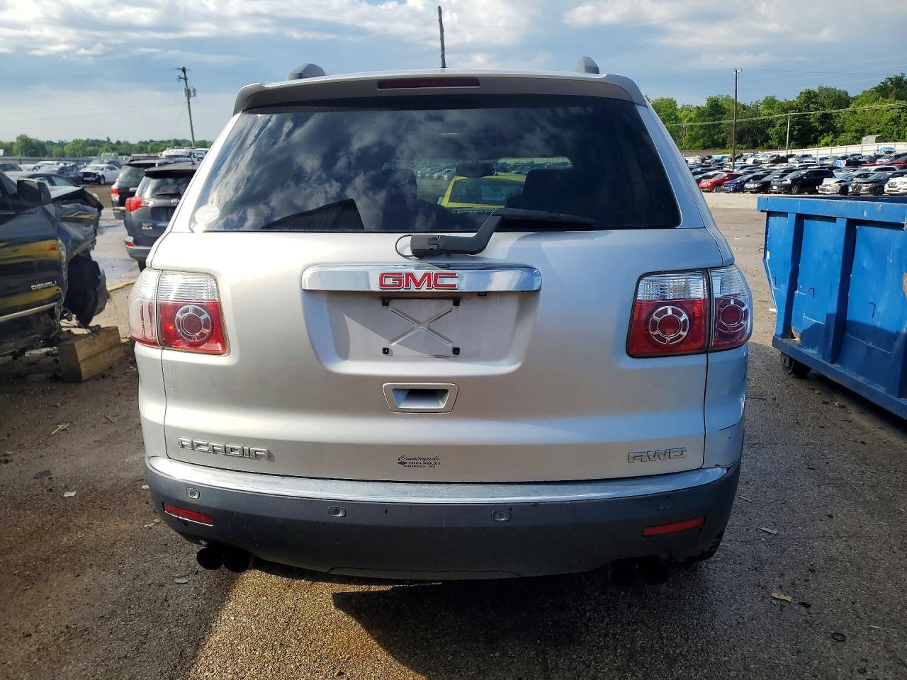 2010 Gmc Acadia Slt-1 Silver vin: 1GKLVMED4AJ182237