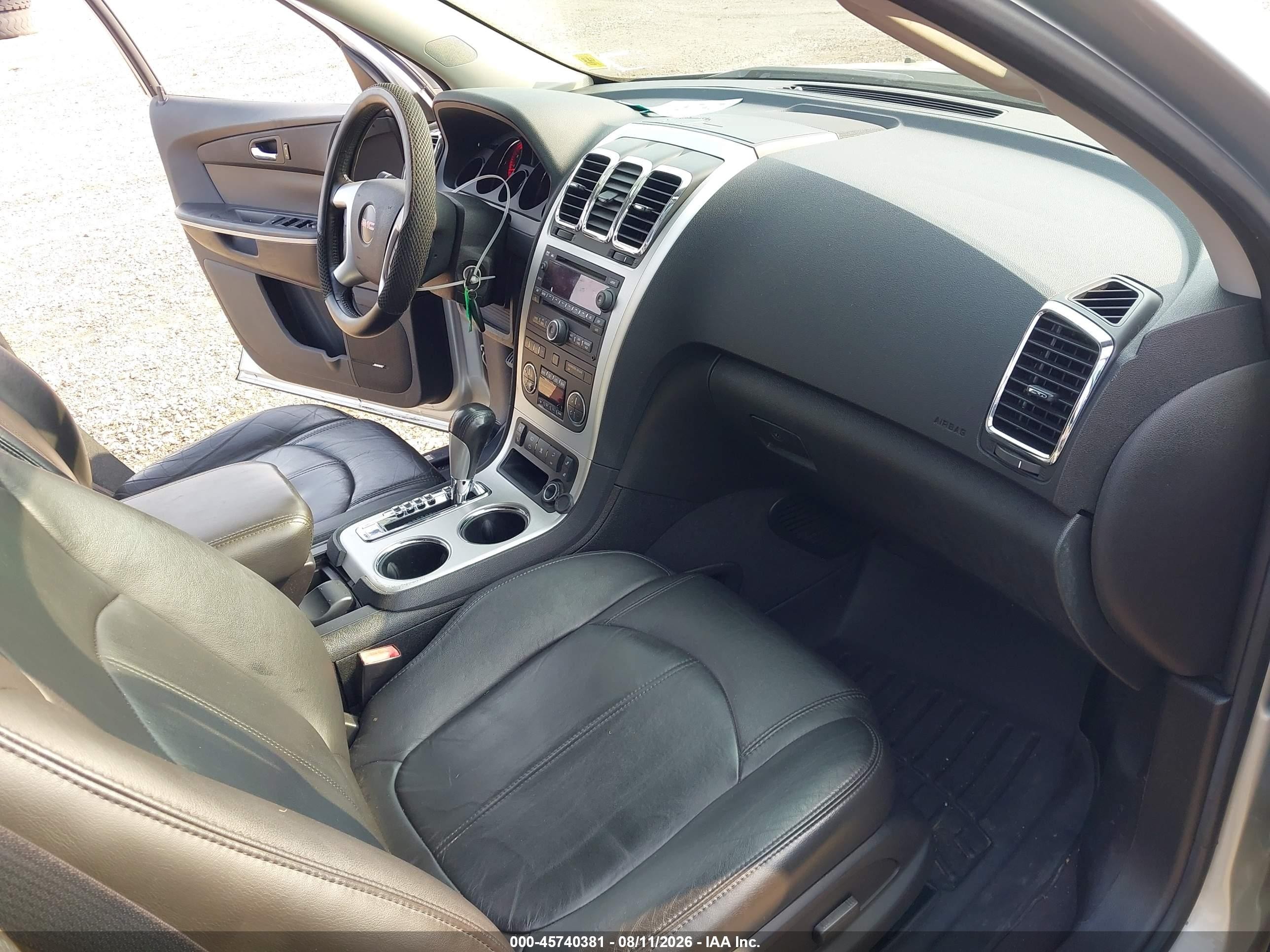 2010 Gmc Acadia Slt-1 Серебряный vin: 1GKLVMED5AJ193747