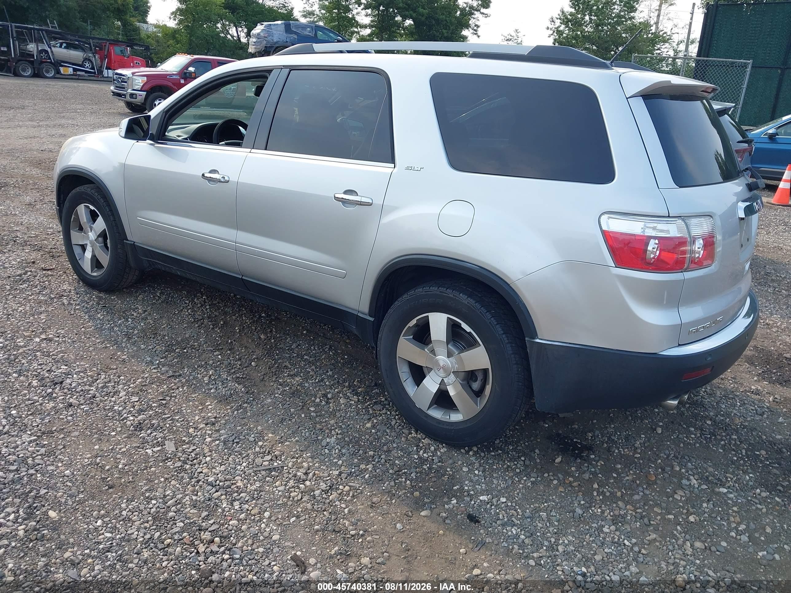 2010 Gmc Acadia Slt-1 Серебряный vin: 1GKLVMED5AJ193747