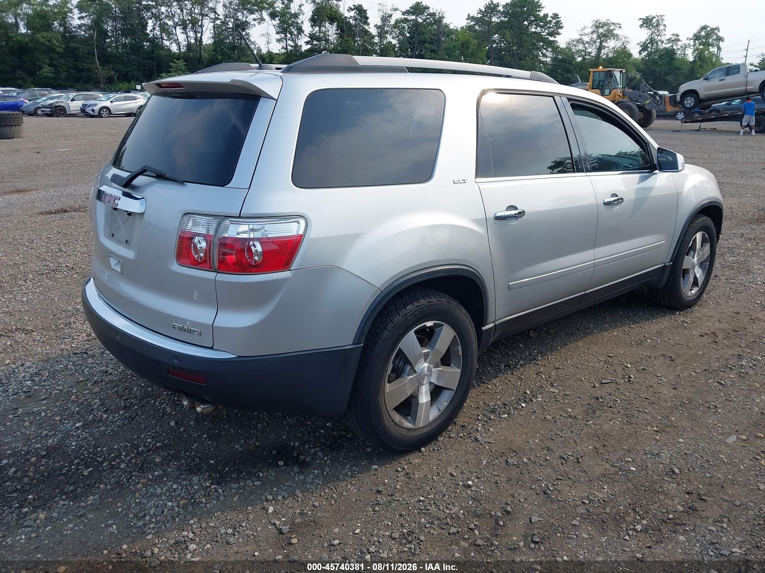 2010 Gmc Acadia Slt-1 Серебряный vin: 1GKLVMED5AJ193747