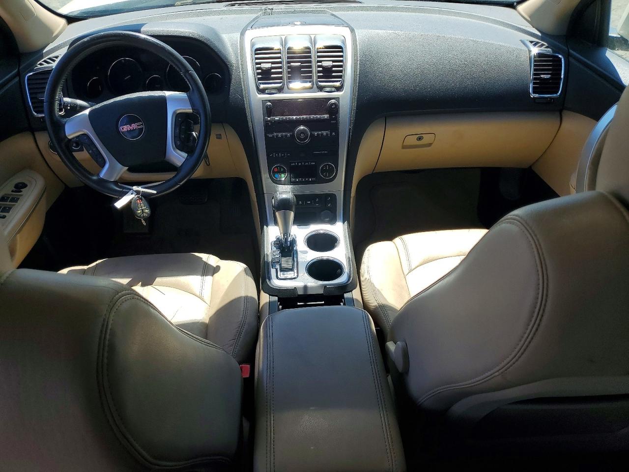2010 Gmc Acadia Slt-1 White vin: 1GKLVMED5AJ252005