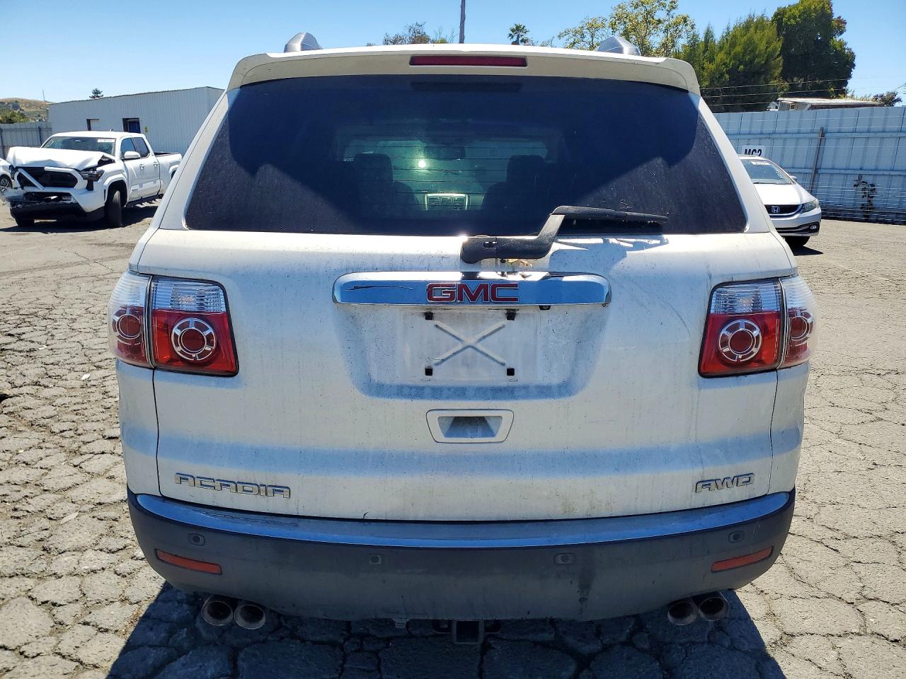 2010 Gmc Acadia Slt-1 White vin: 1GKLVMED5AJ252005