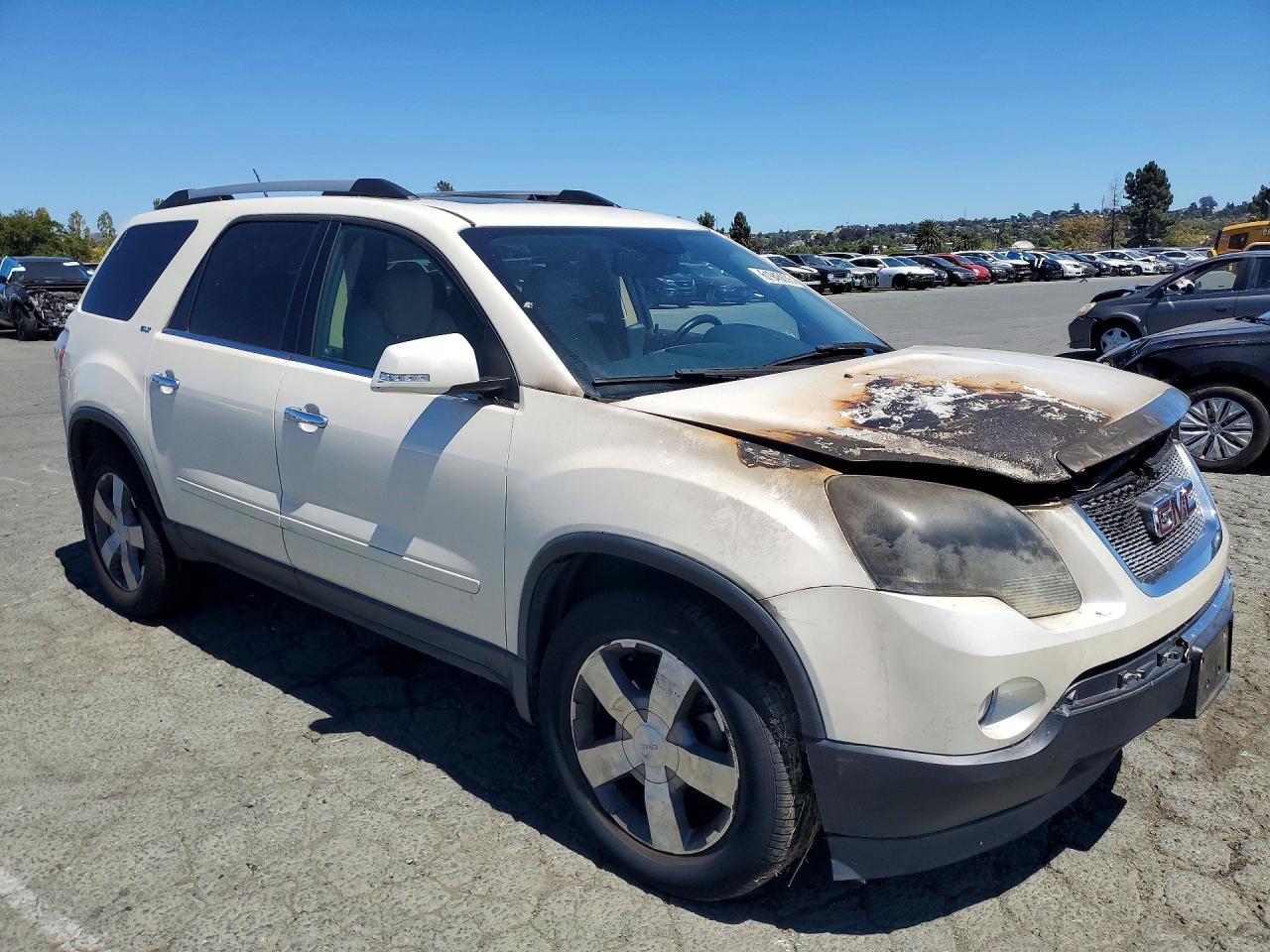 2010 Gmc Acadia Slt-1 White vin: 1GKLVMED5AJ252005