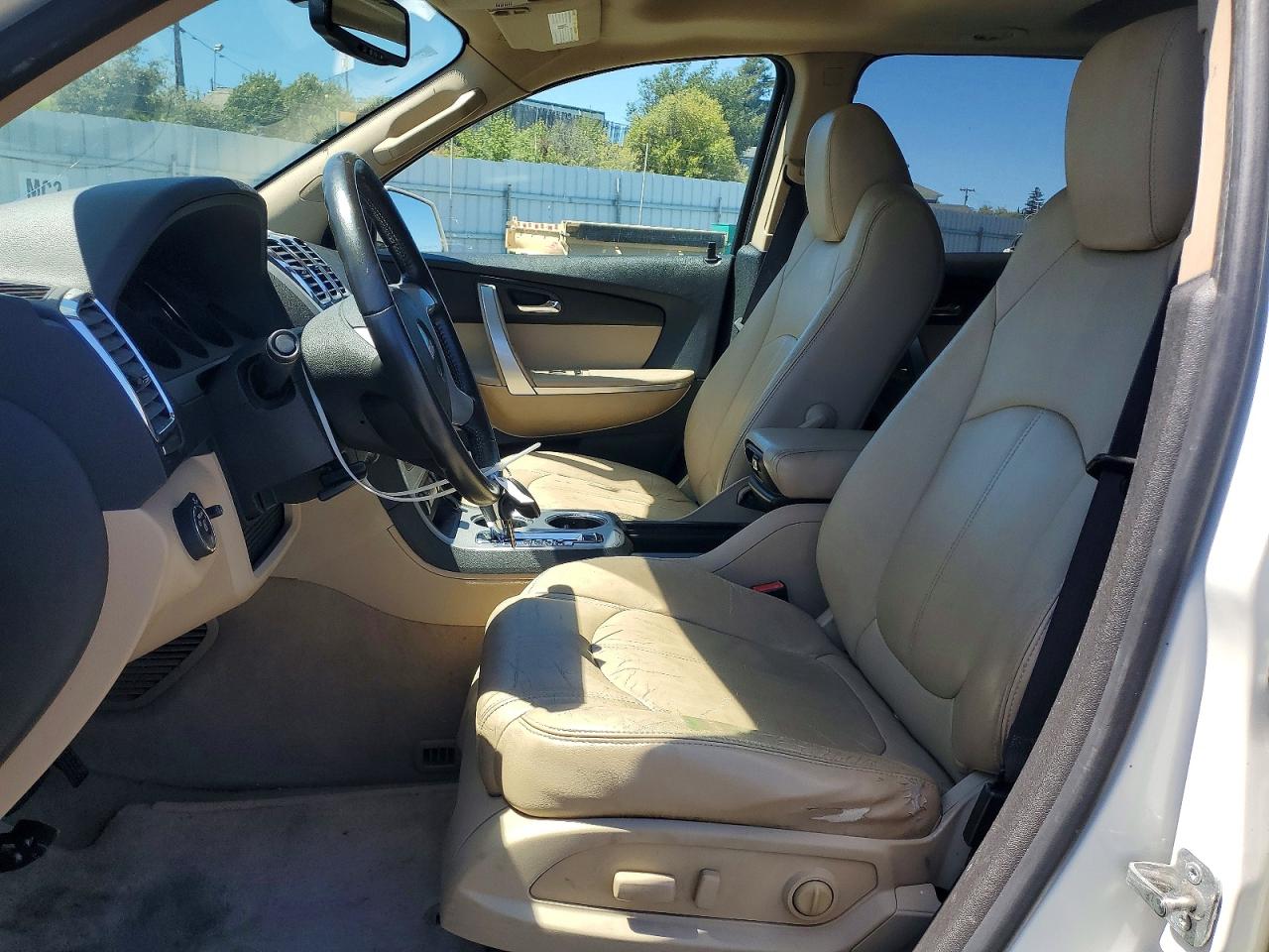 2010 Gmc Acadia Slt-1 White vin: 1GKLVMED5AJ252005