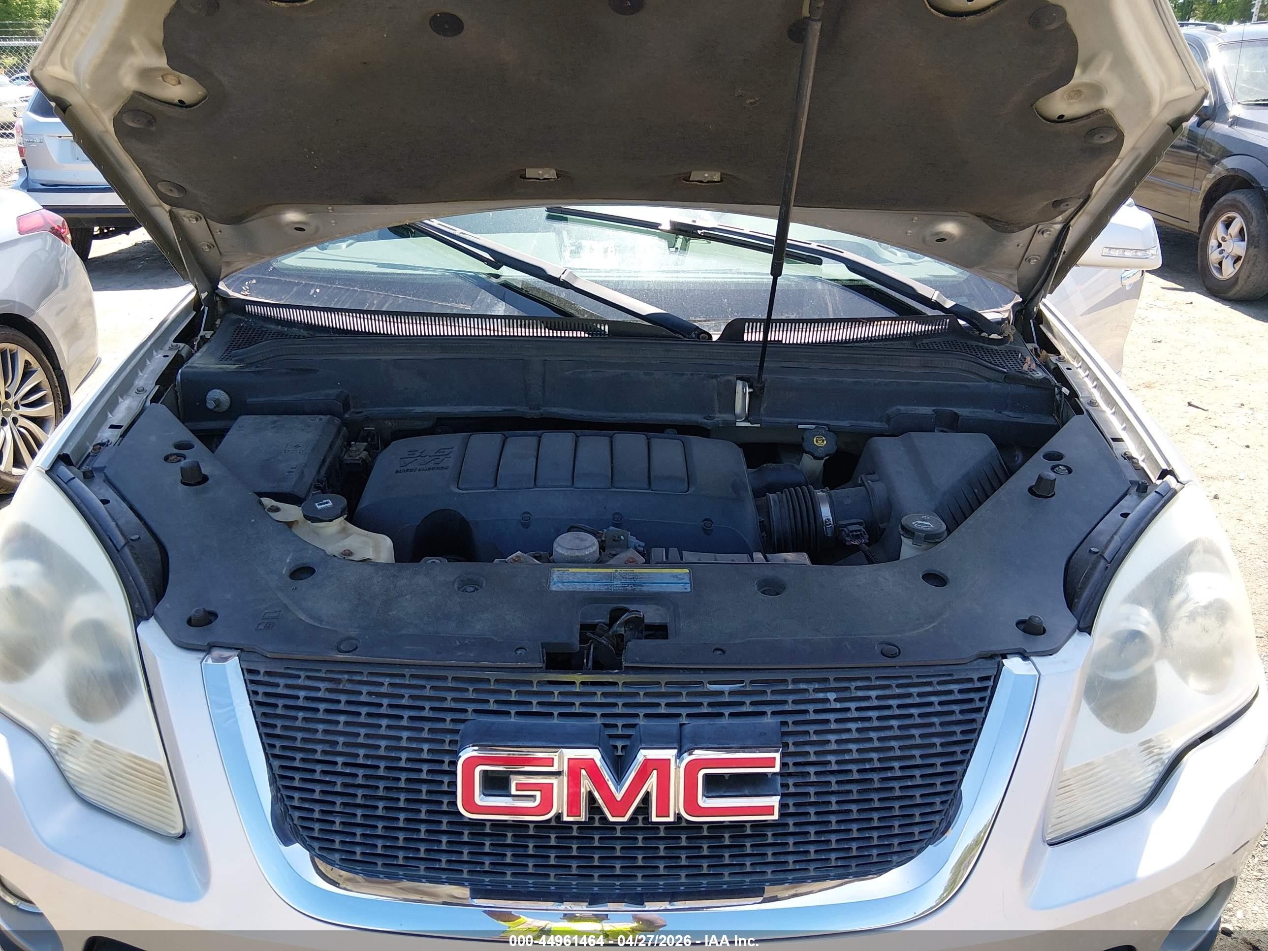 2010 Gmc Acadia Slt-1 Silver vin: 1GKLVMED9AJ183366